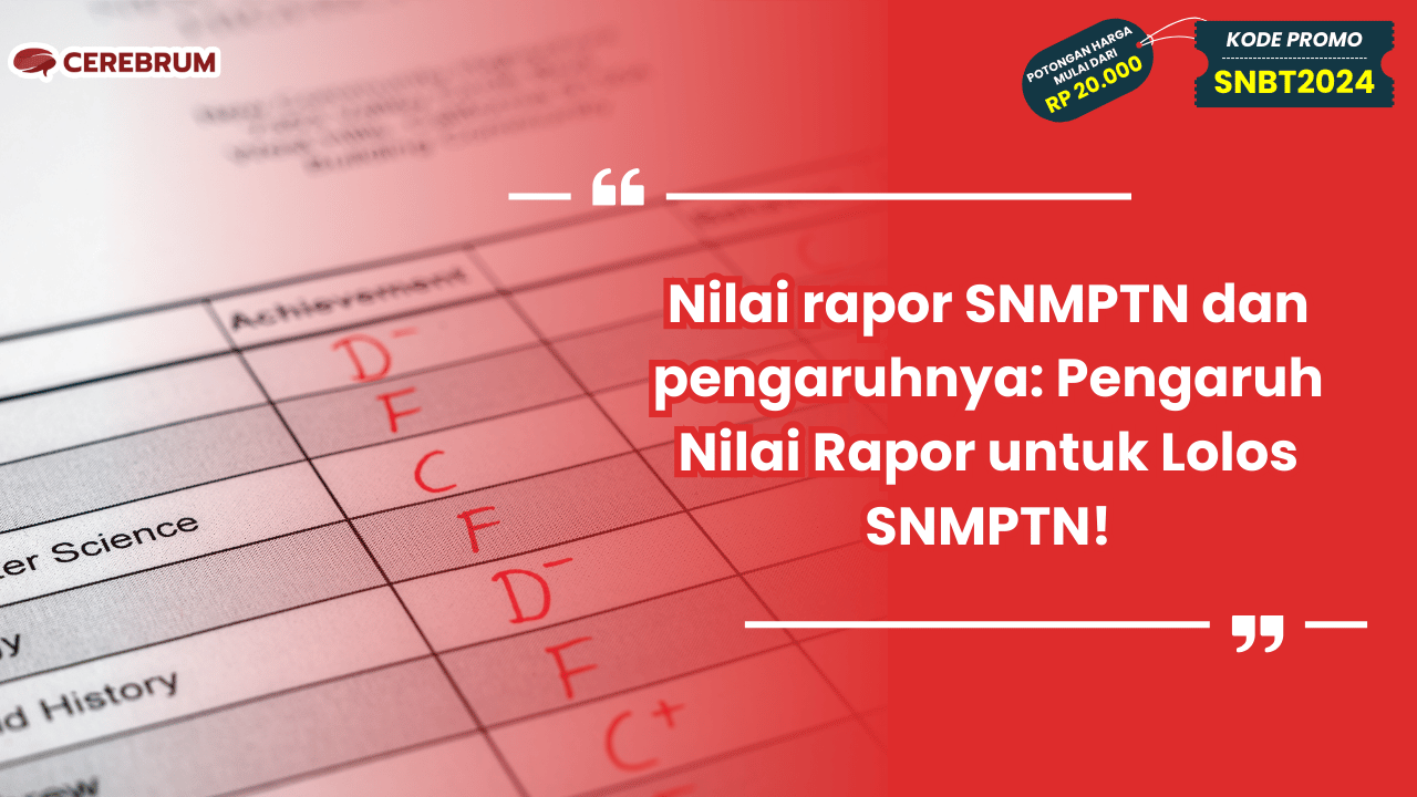Nilai rapor SNMPTN