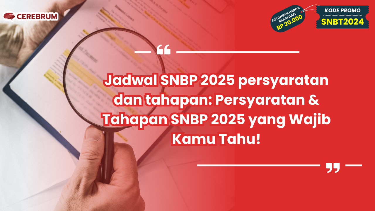 Jadwal SNBP 2025