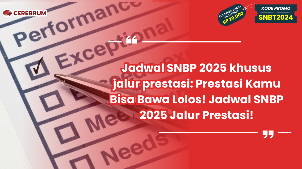 Jadwal SNBP 2025