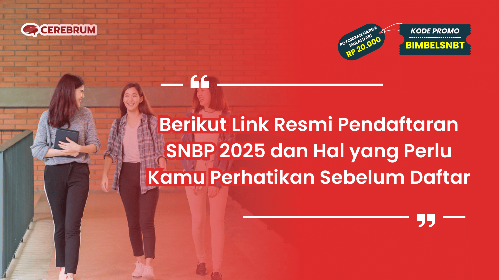 Link Resmi Pendaftaran SNBP 2025