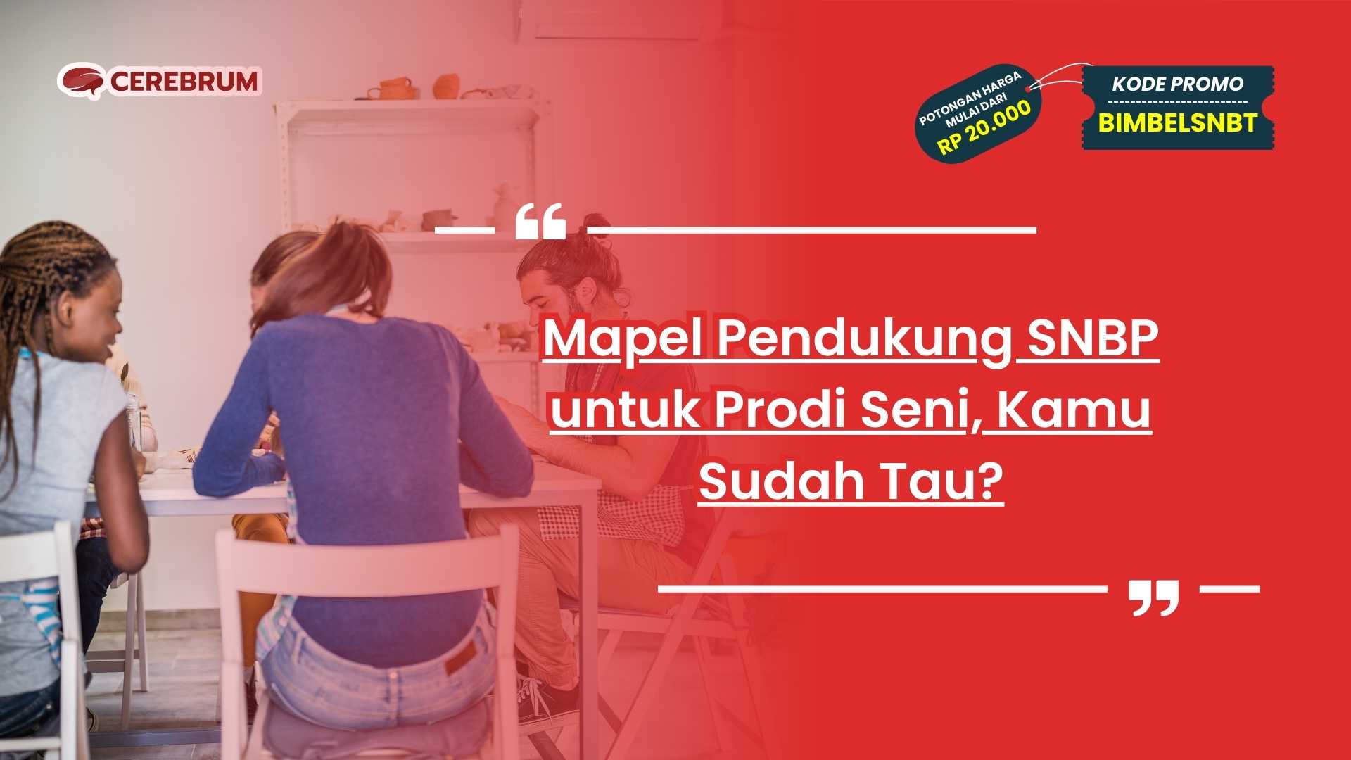 Mapel Pendukung SNBP untuk Prodi Seni
