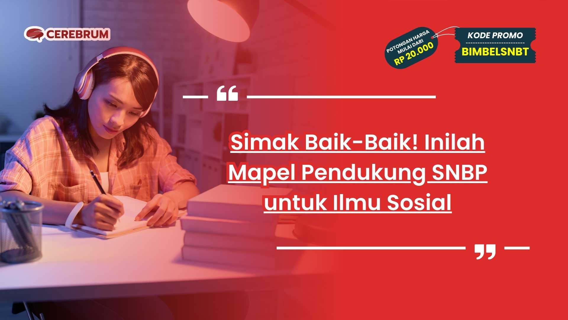 Mapel Pendukung SNBP untuk Ilmu Sosial