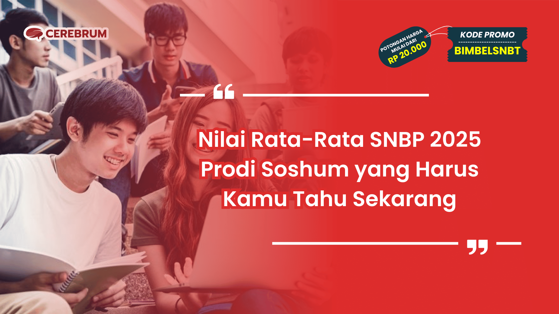 Nilai Rata-Rata SNBP 2025 Prodi Soshum