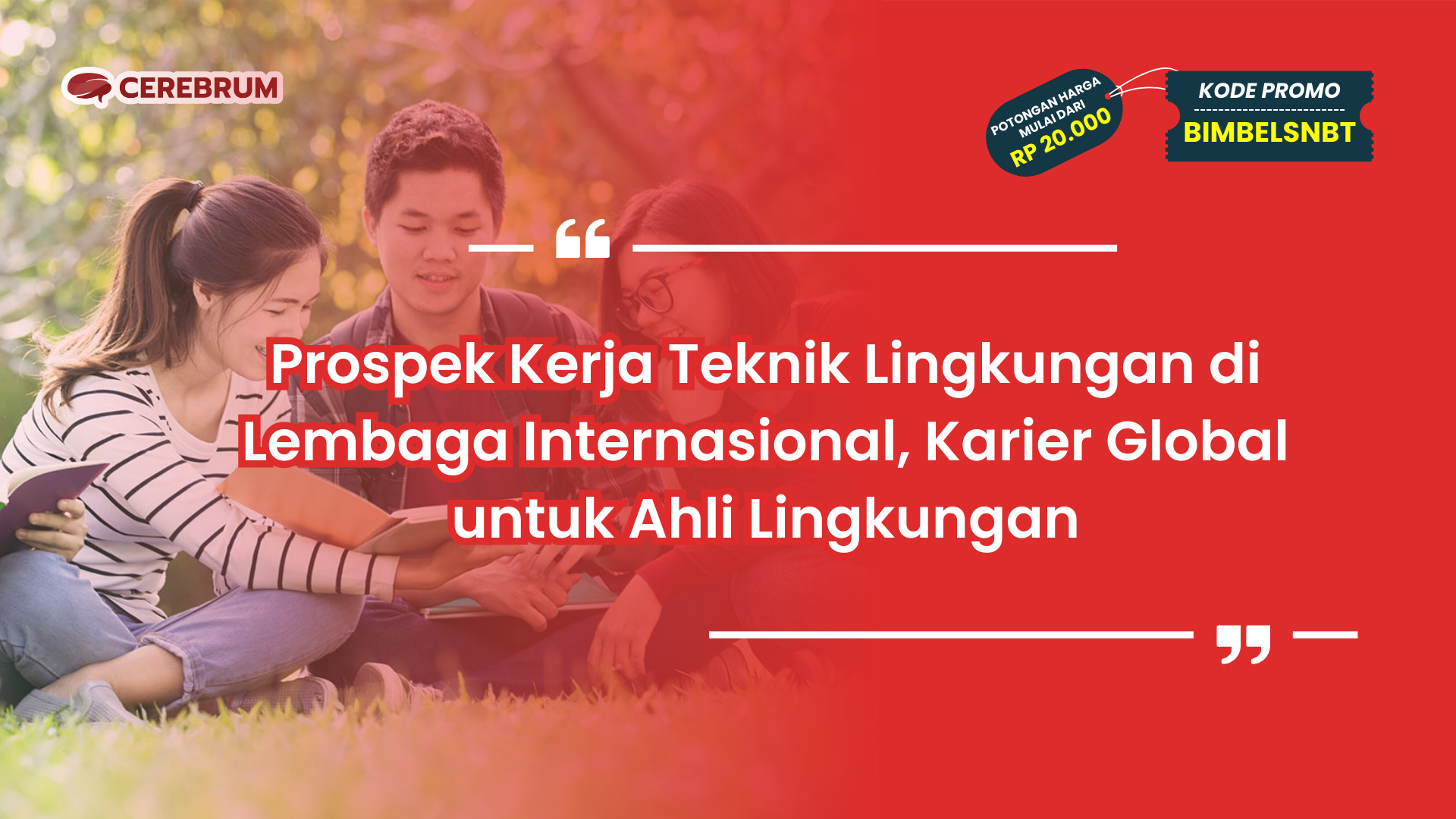 Prospek Kerja Teknik Lingkungan di Lembaga Internasional