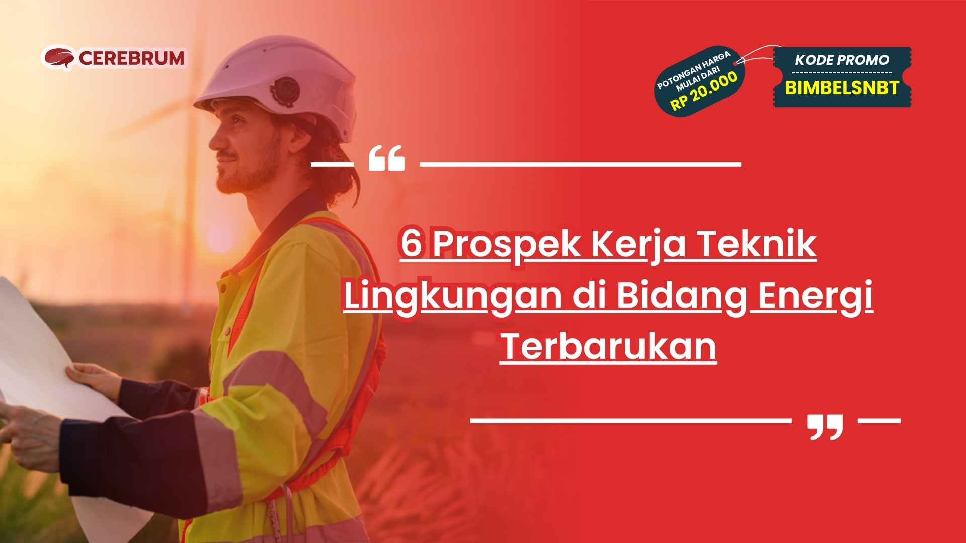 Prospek Kerja Teknik Lingkungan di Bidang Energi Terbarukan