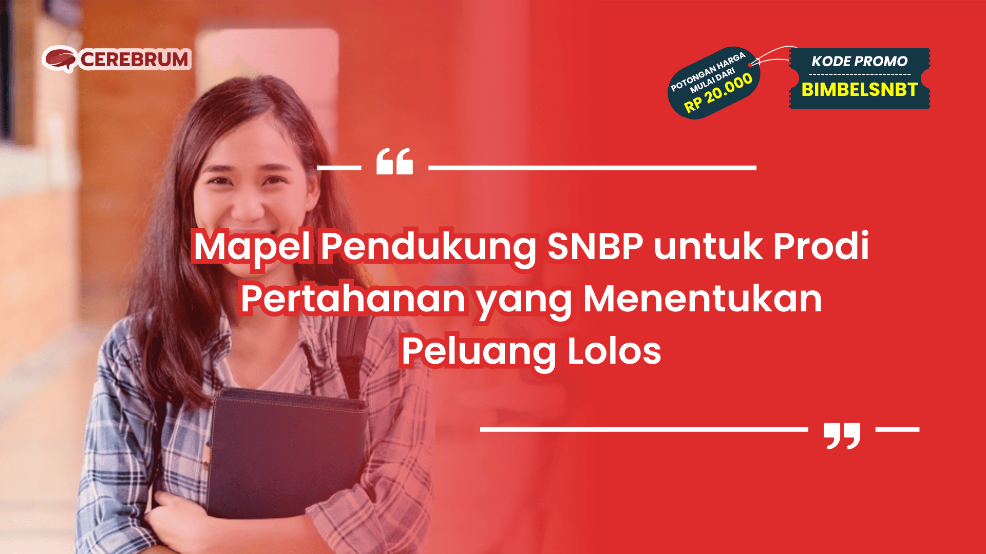 Mapel Pendukung SNBP untuk Prodi Pertahanan