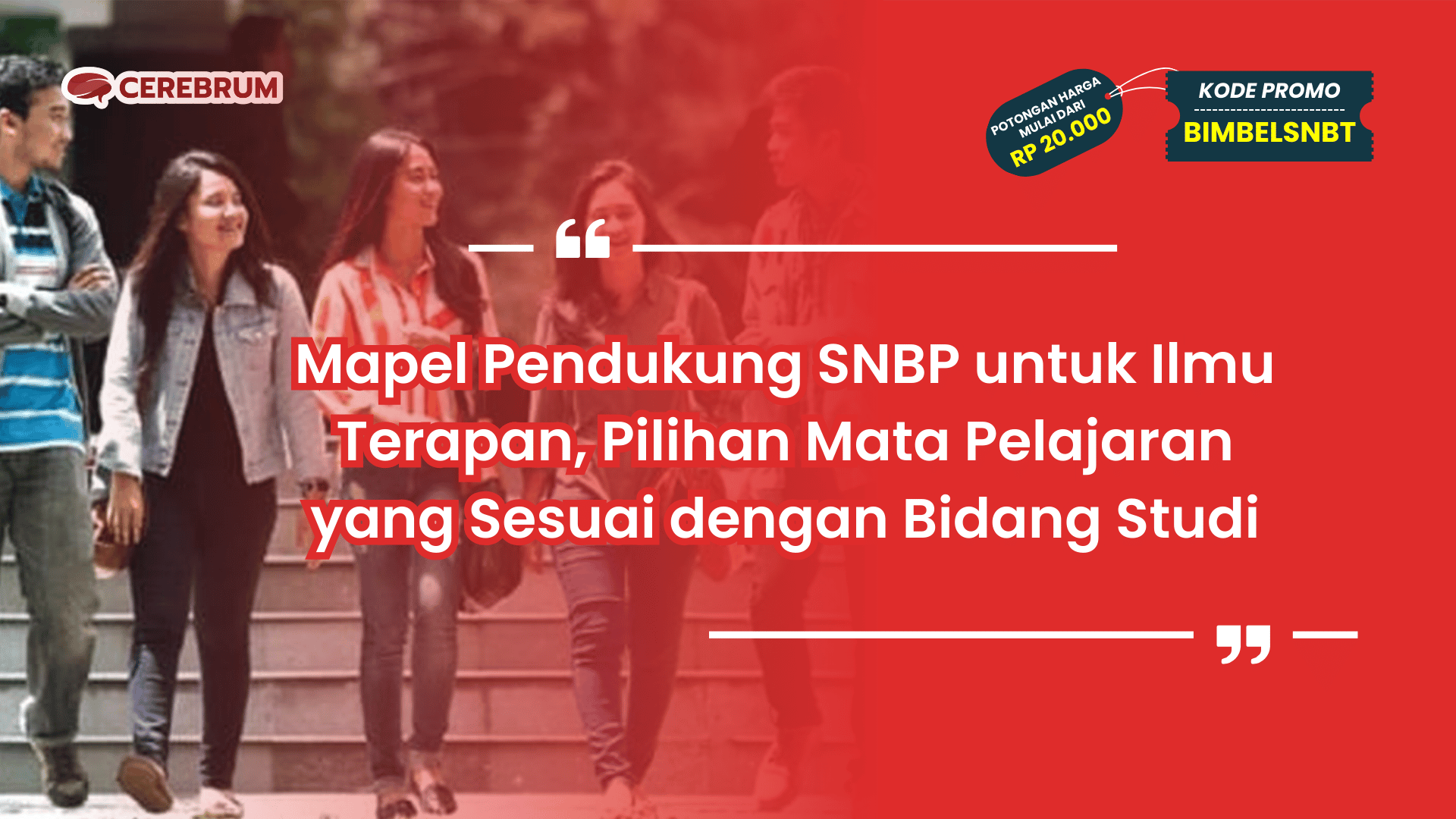 Mapel Pendukung SNBP untuk Ilmu Terapan