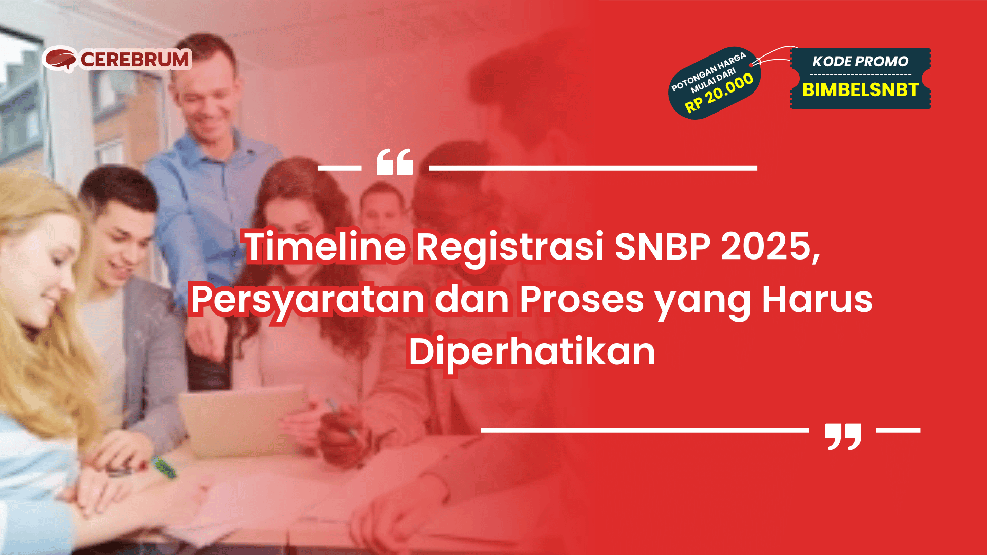 Timeline Registrasi SNBP 2025