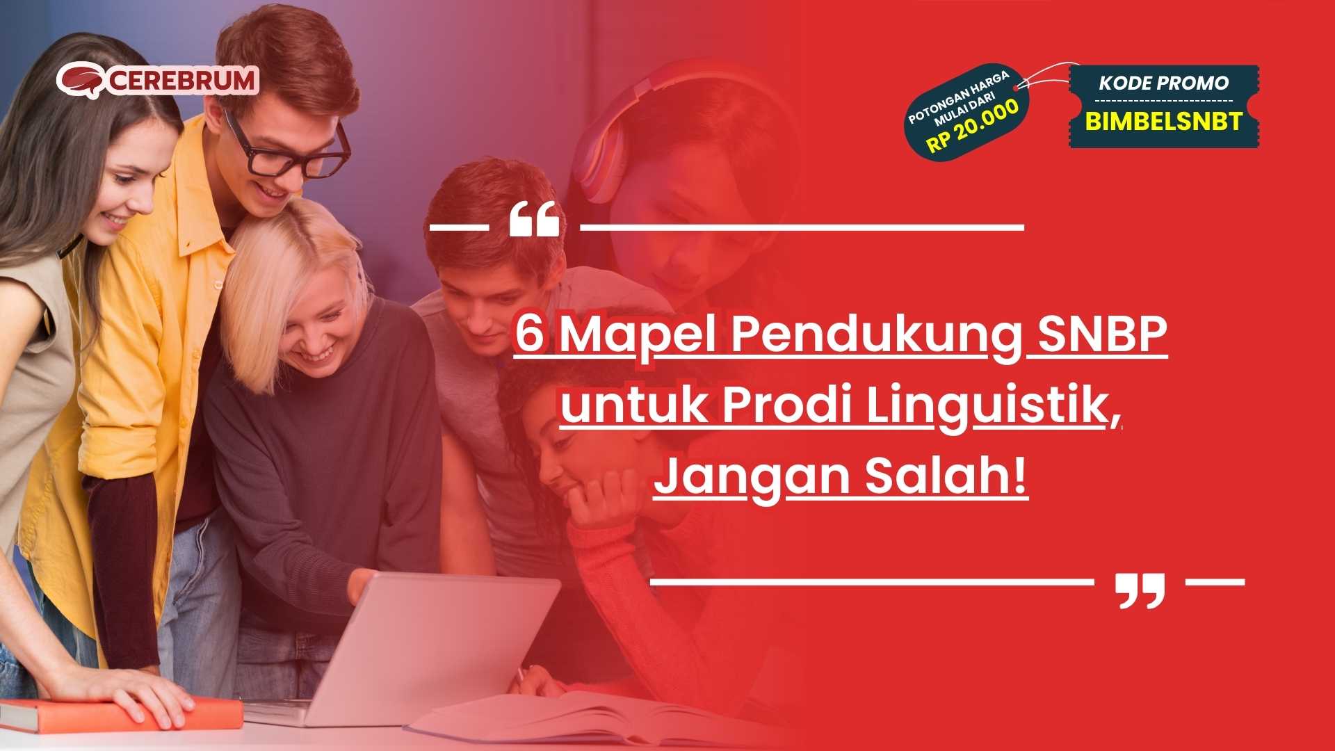 Mapel Pendukung SNBP untuk Prodi Linguistik