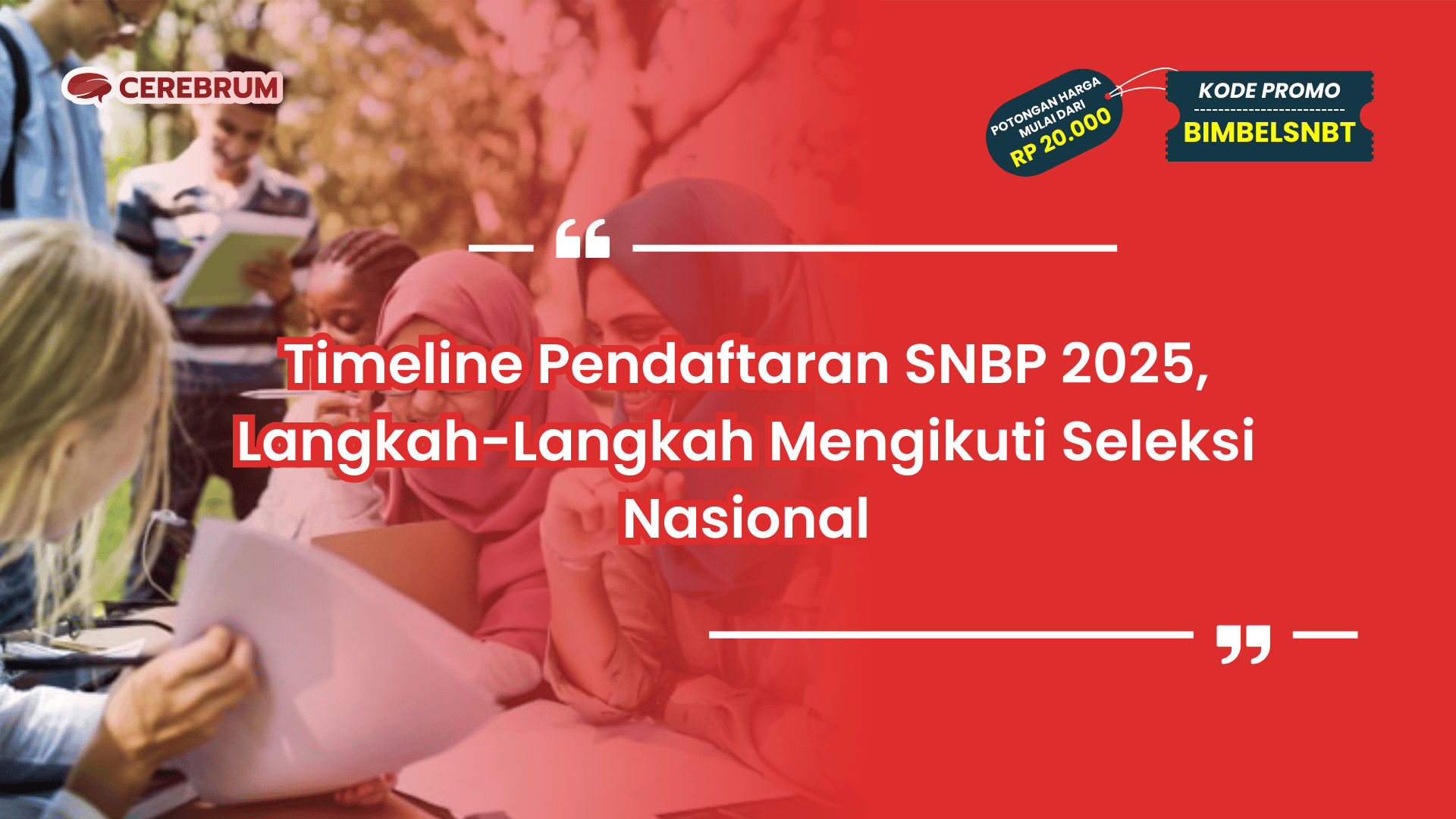 Timeline Pendaftaran SNBP 2025