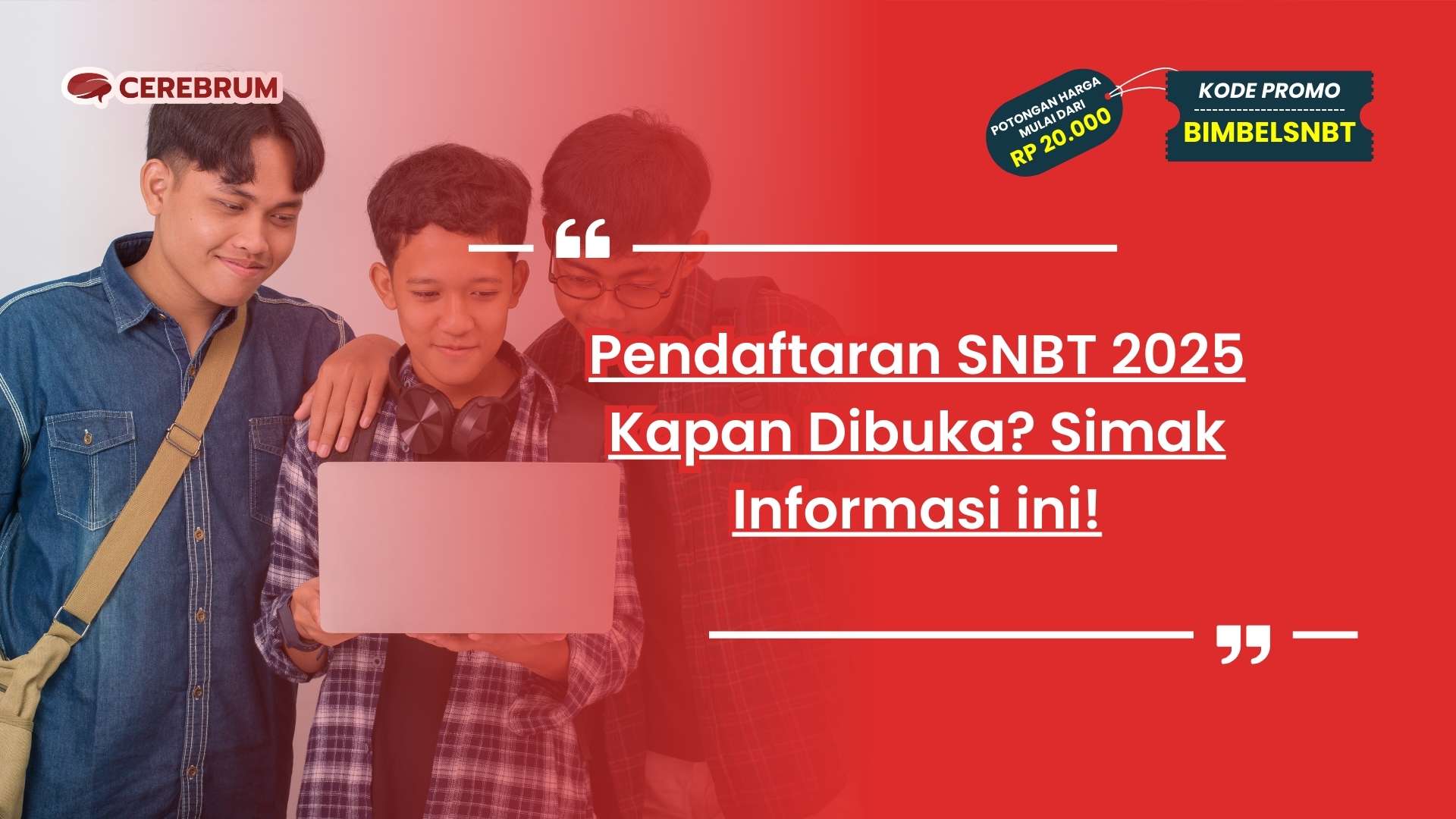 Pendaftaran SNBT 2025 Kapan Dibuka?
