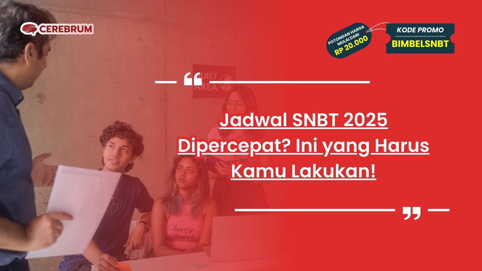 Jadwal SNBT 2025 dipercepat?