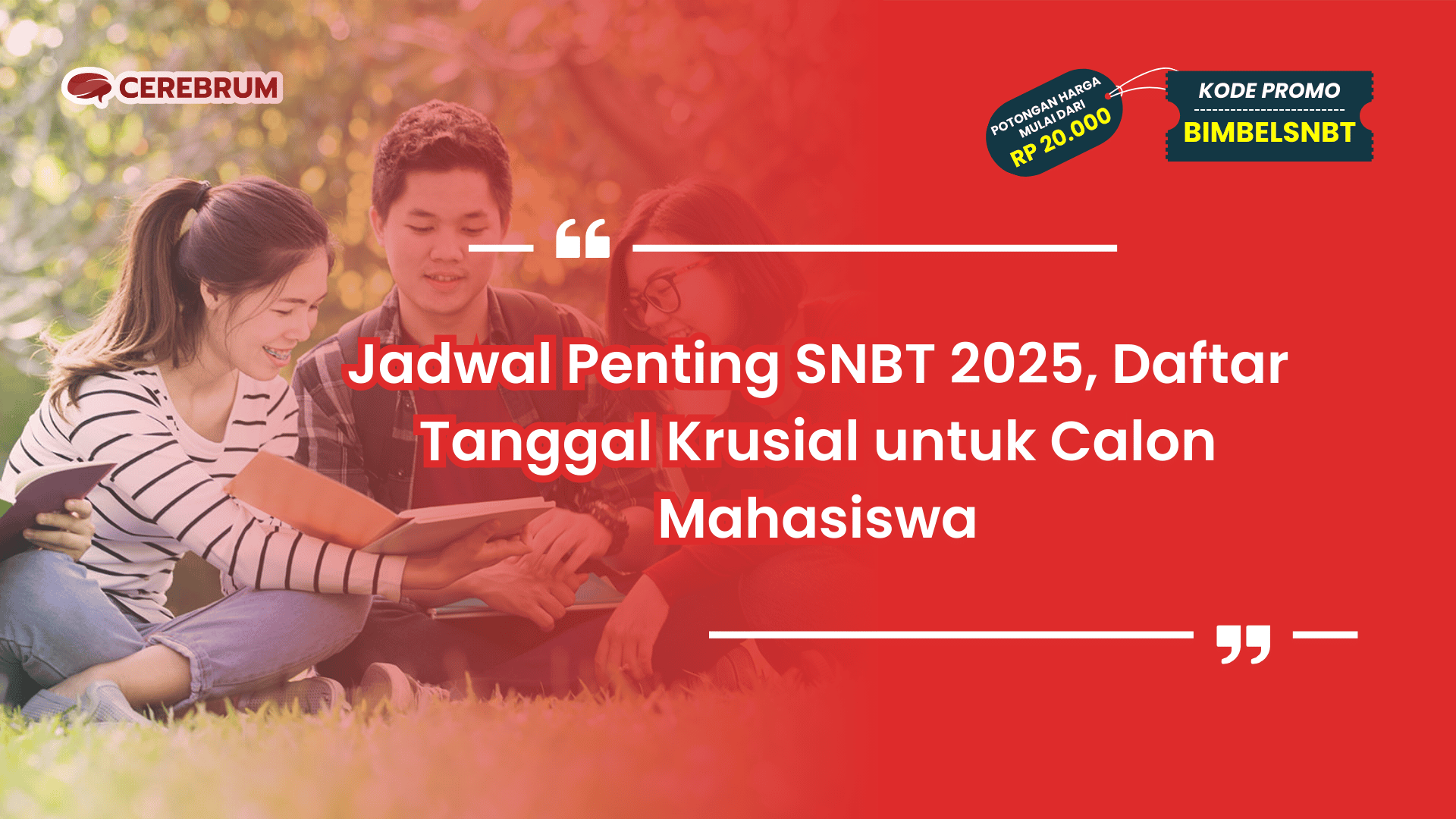 Jadwal Penting SNBT 2025