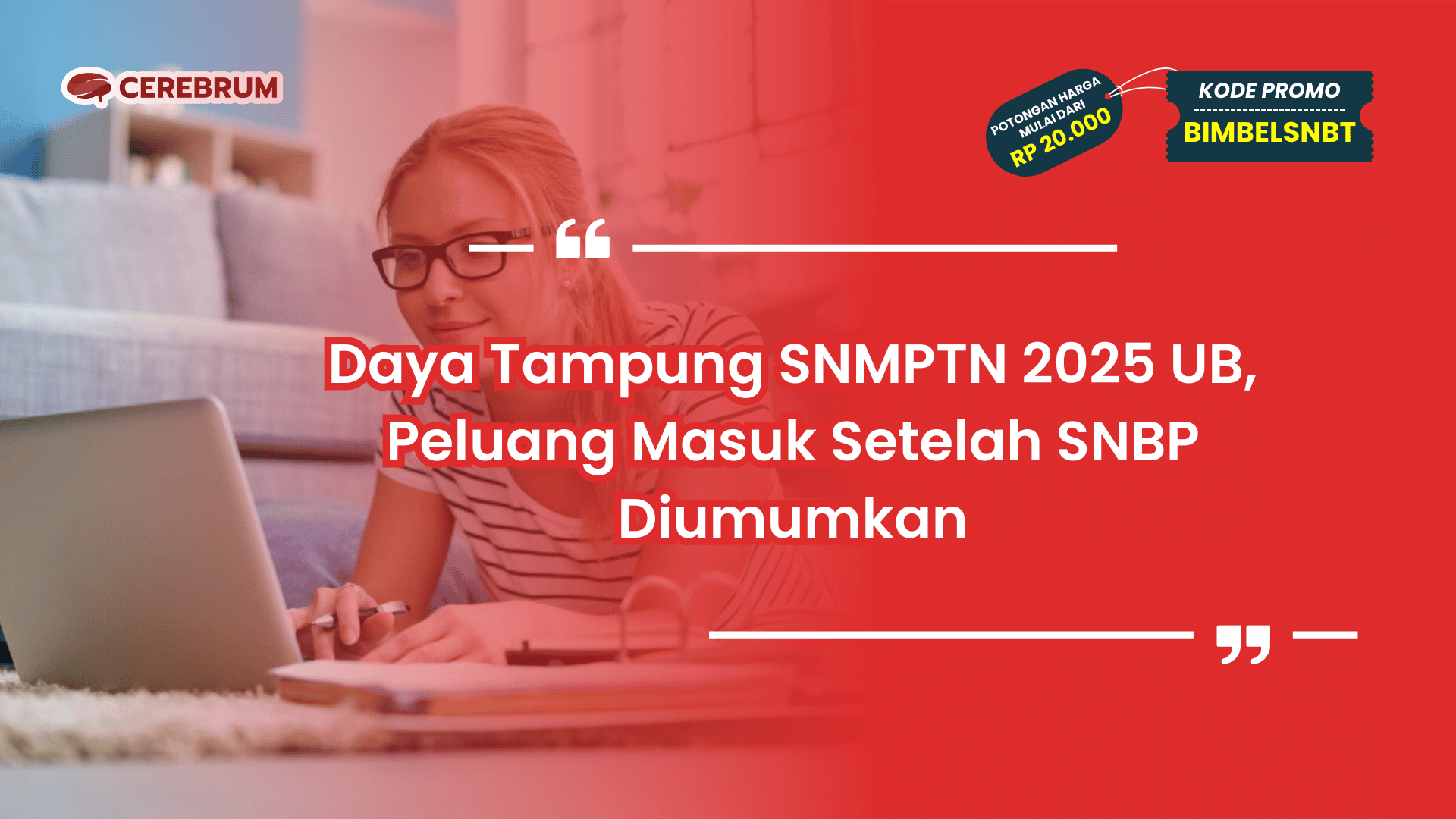Daya Tampung SNMPTN 2025 UB