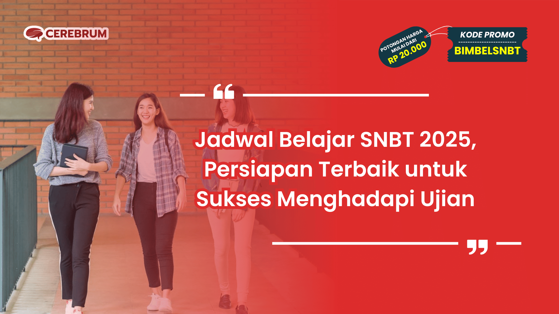 Jadwal Belajar SNBT 2025