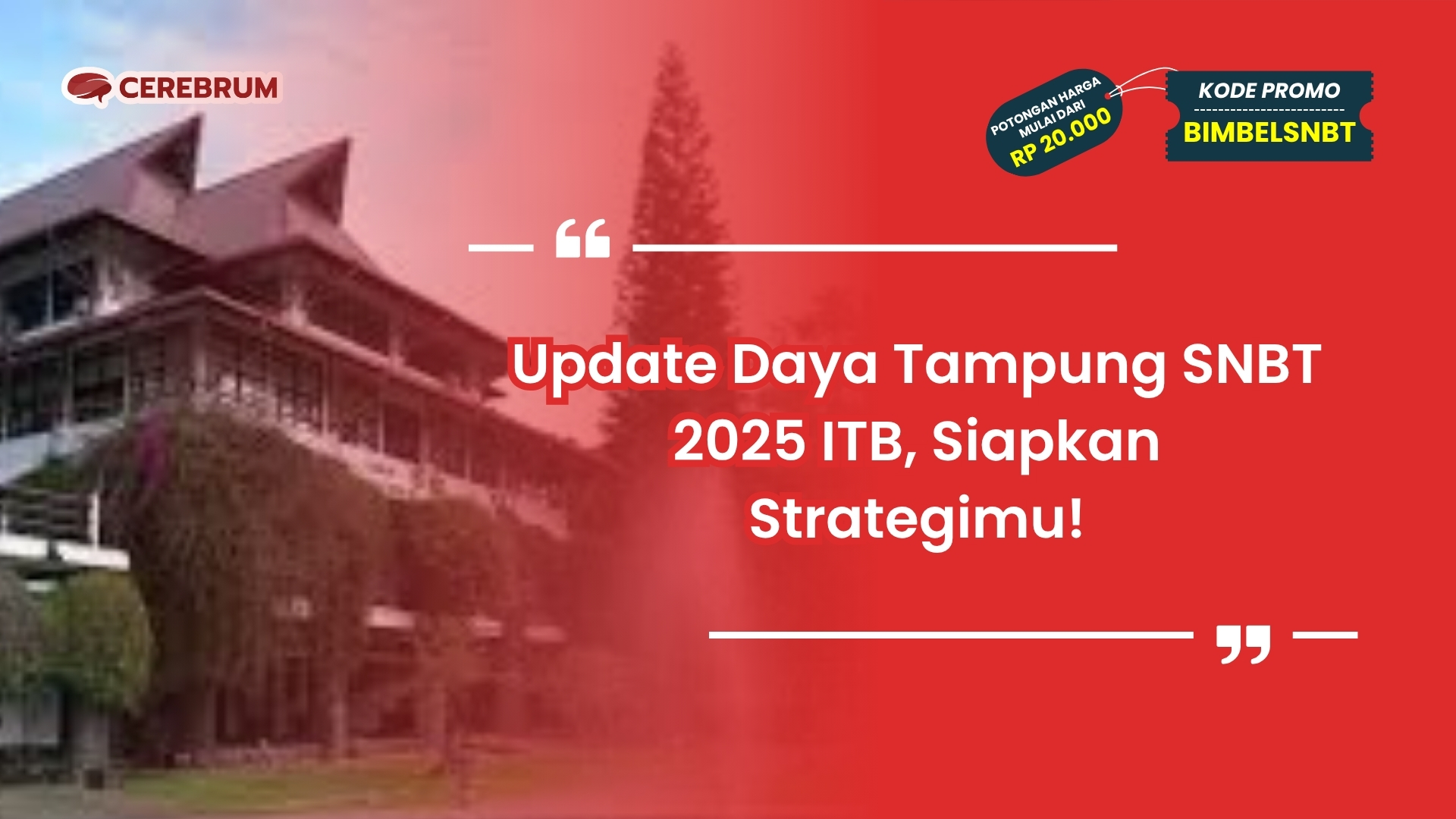 daya tampung snbt 2025 itb