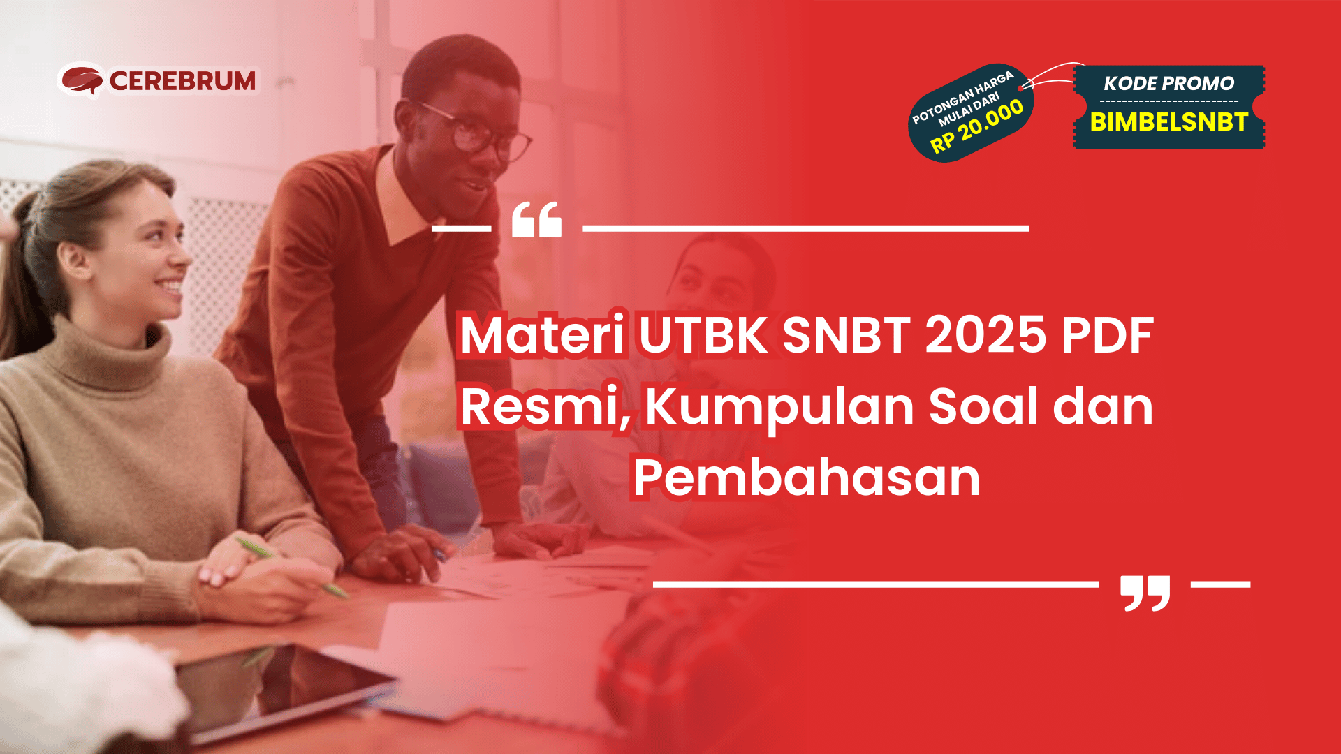 Materi UTBK SNBT 2025 PDF Resmi