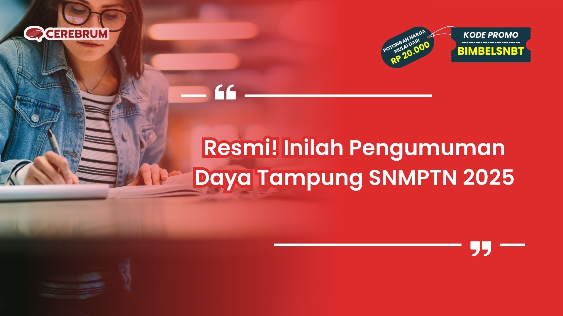 Pengumuman Daya Tampung SNMPTN 2025