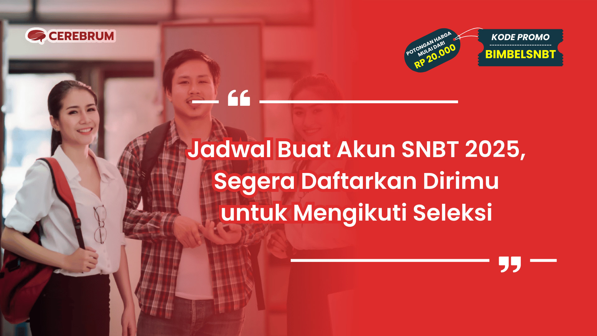 Jadwal Buat Akun SNBT 2025