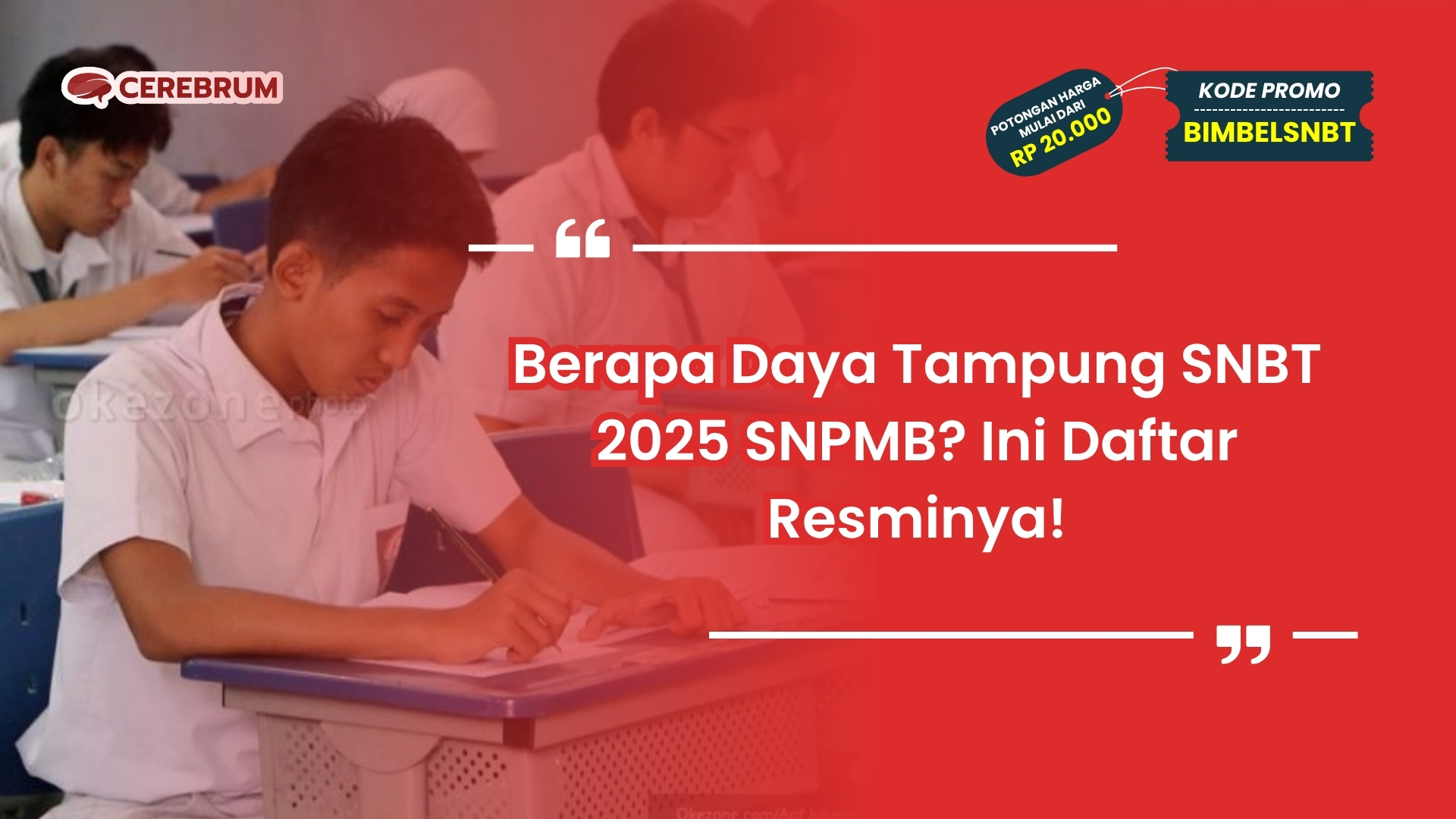daya tampung snbt 2025 snpmb