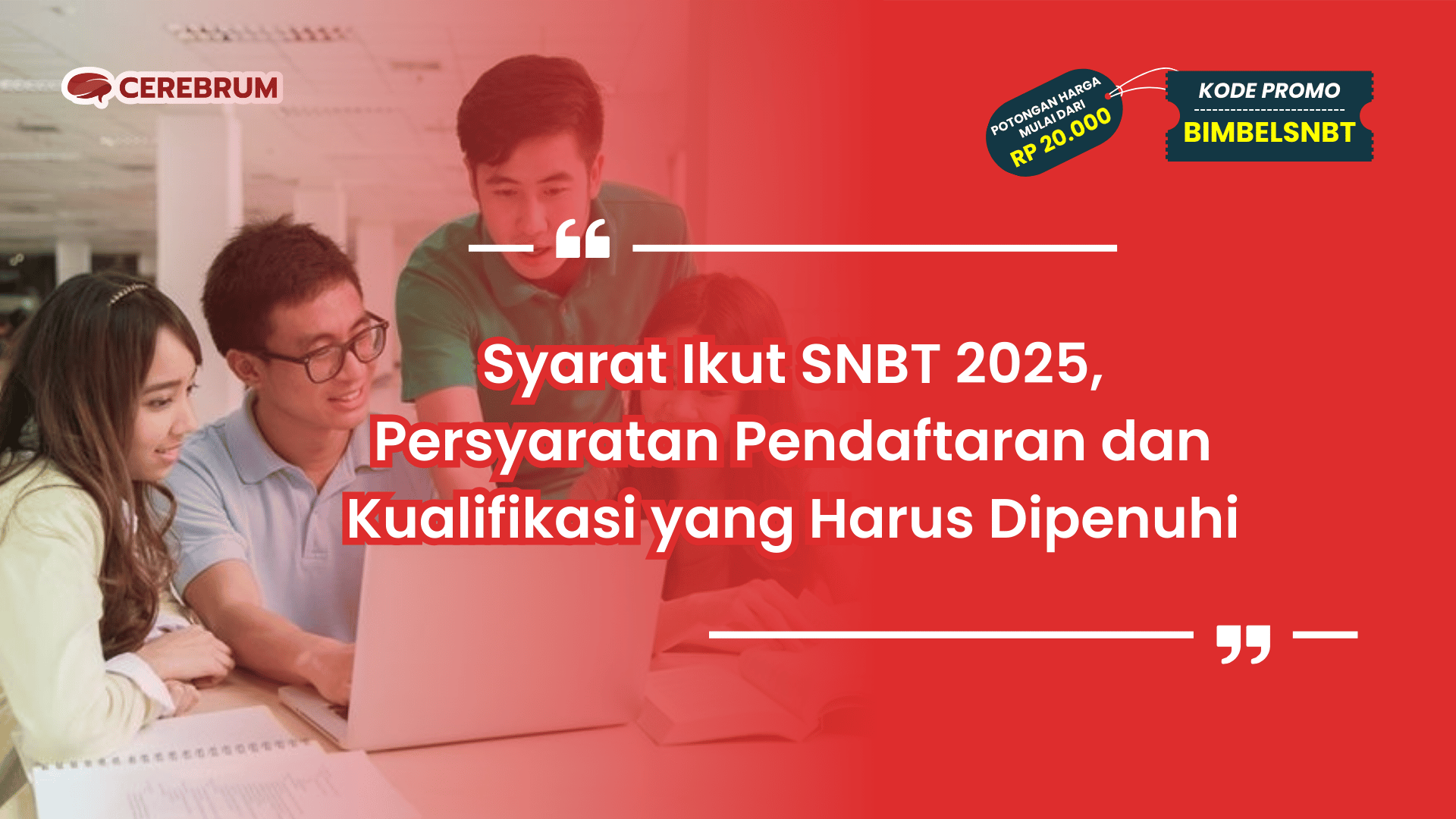 Syarat Ikut SNBT 2025