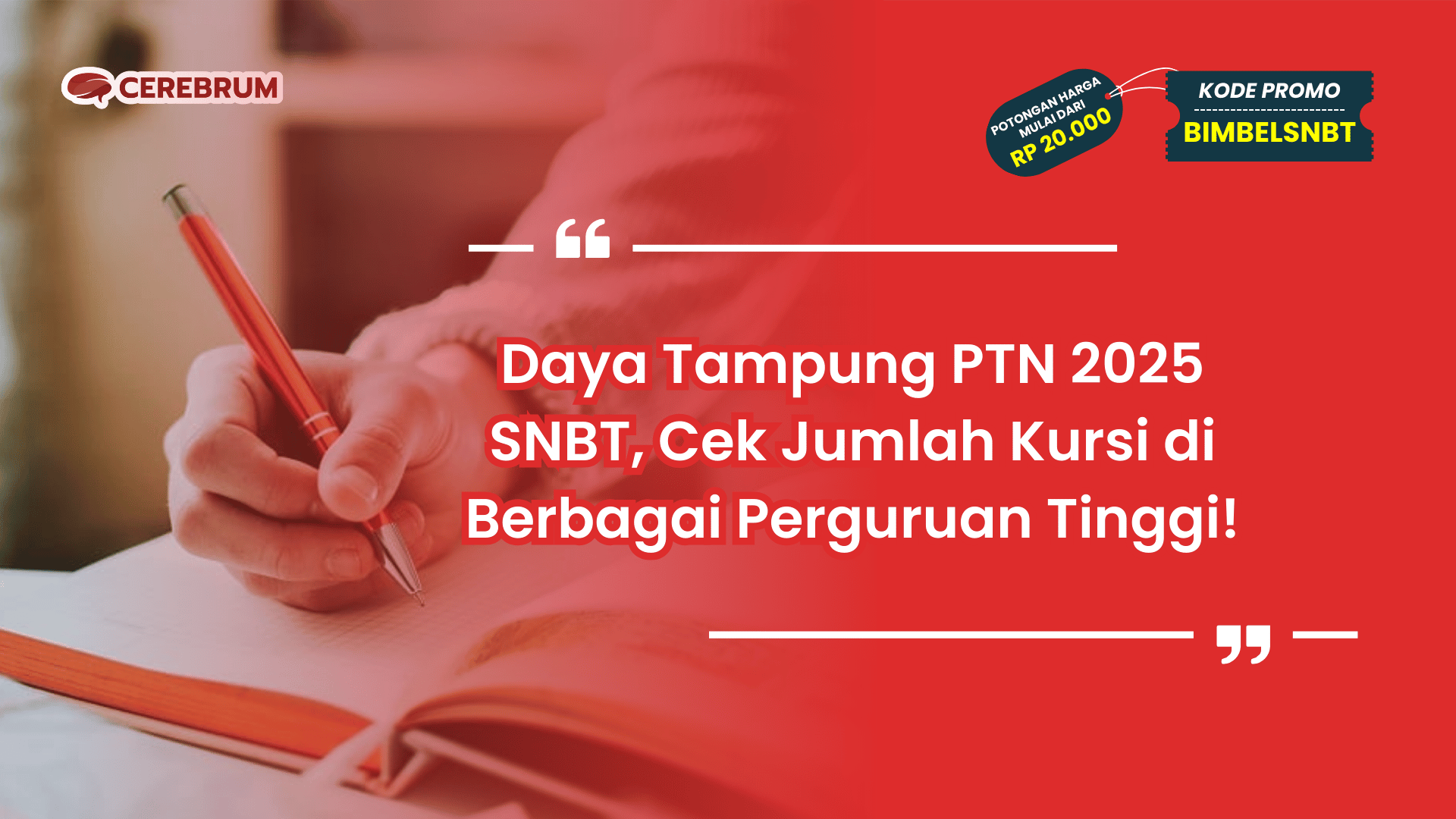 Daya Tampung PTN 2025 SNBT
