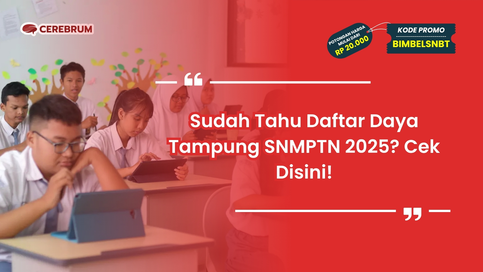 Daftar Daya Tampung SNMPTN 2025