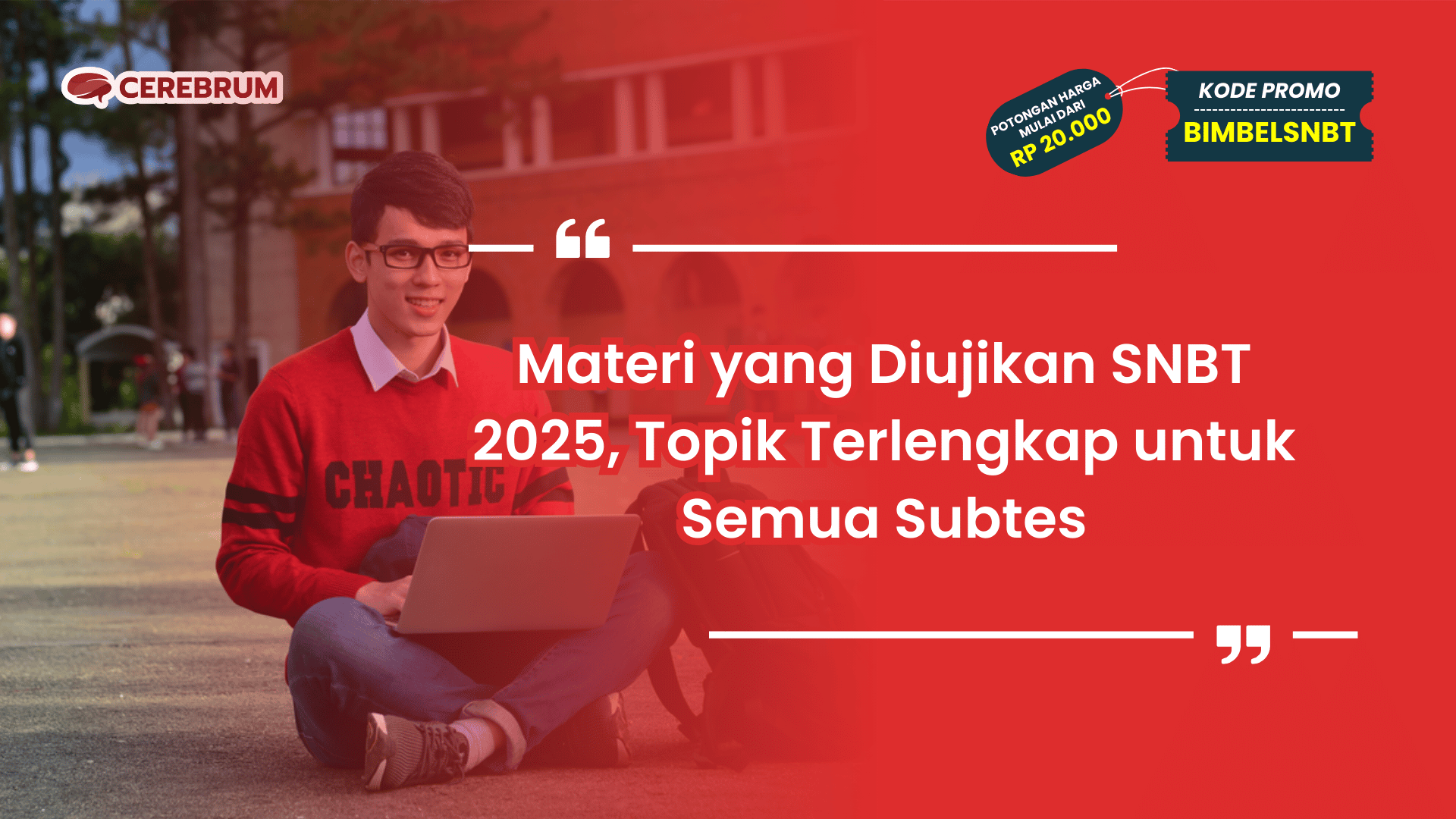 Materi yang Diujikan SNBT 2025