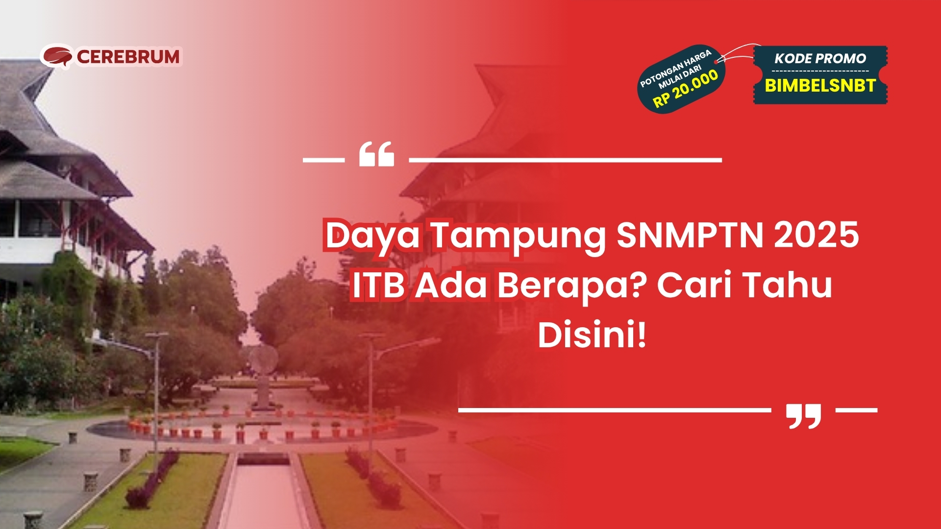Daya Tampung SNMPTN 2025 ITB