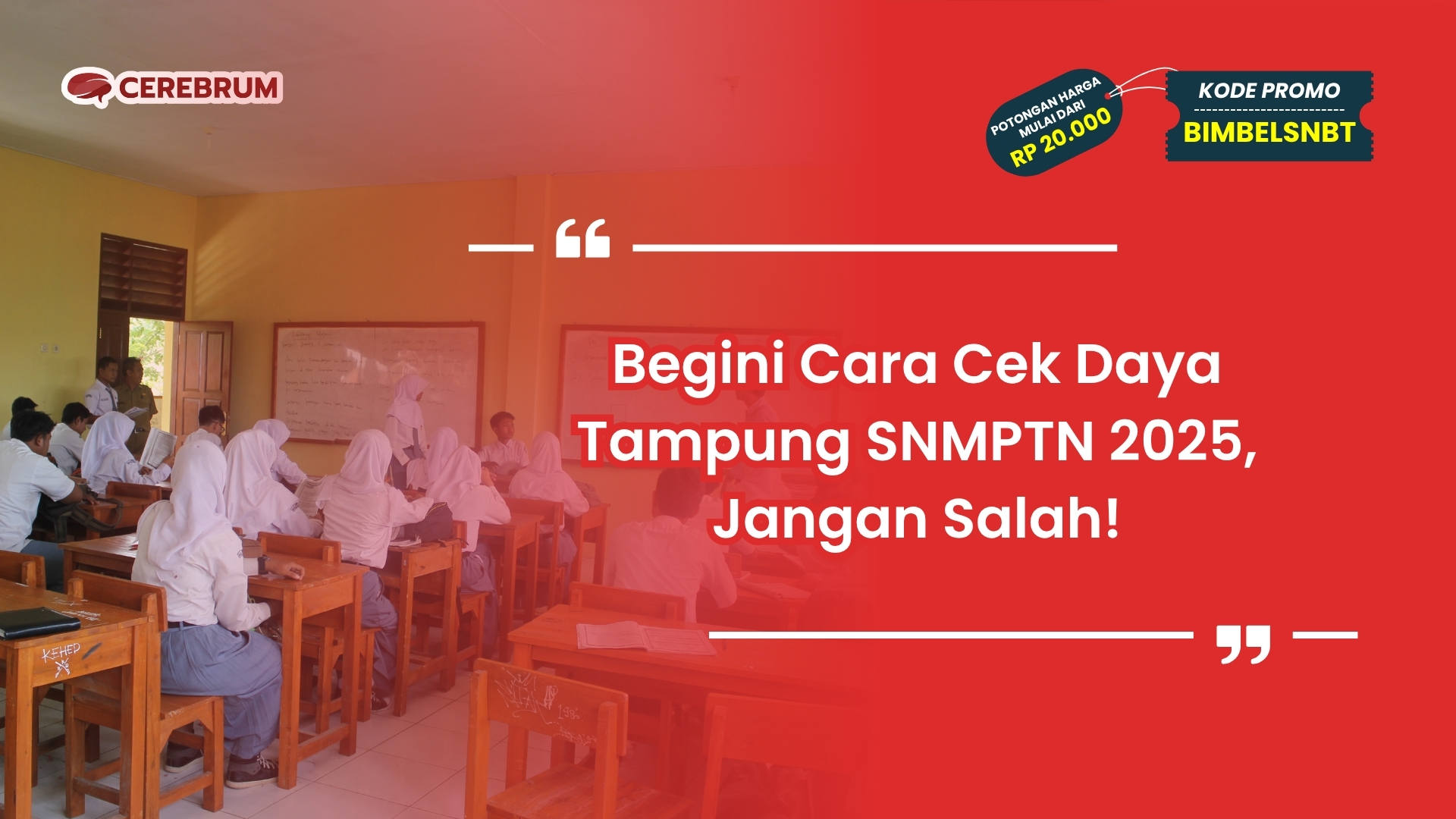 cara cek daya tampung snmptn 2025