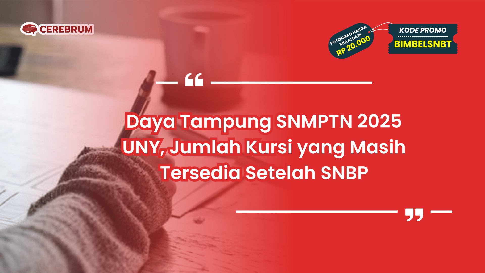 Daya Tampung SNMPTN 2025 UNY