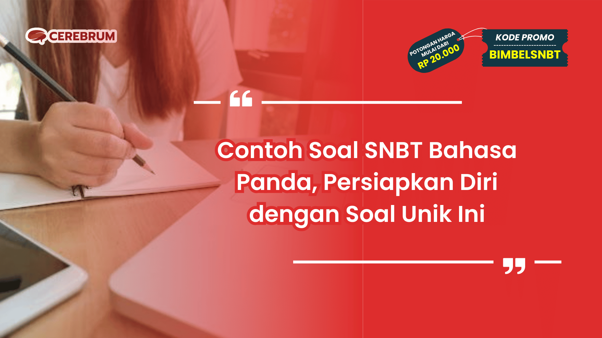 Contoh Soal SNBT Bahasa Panda