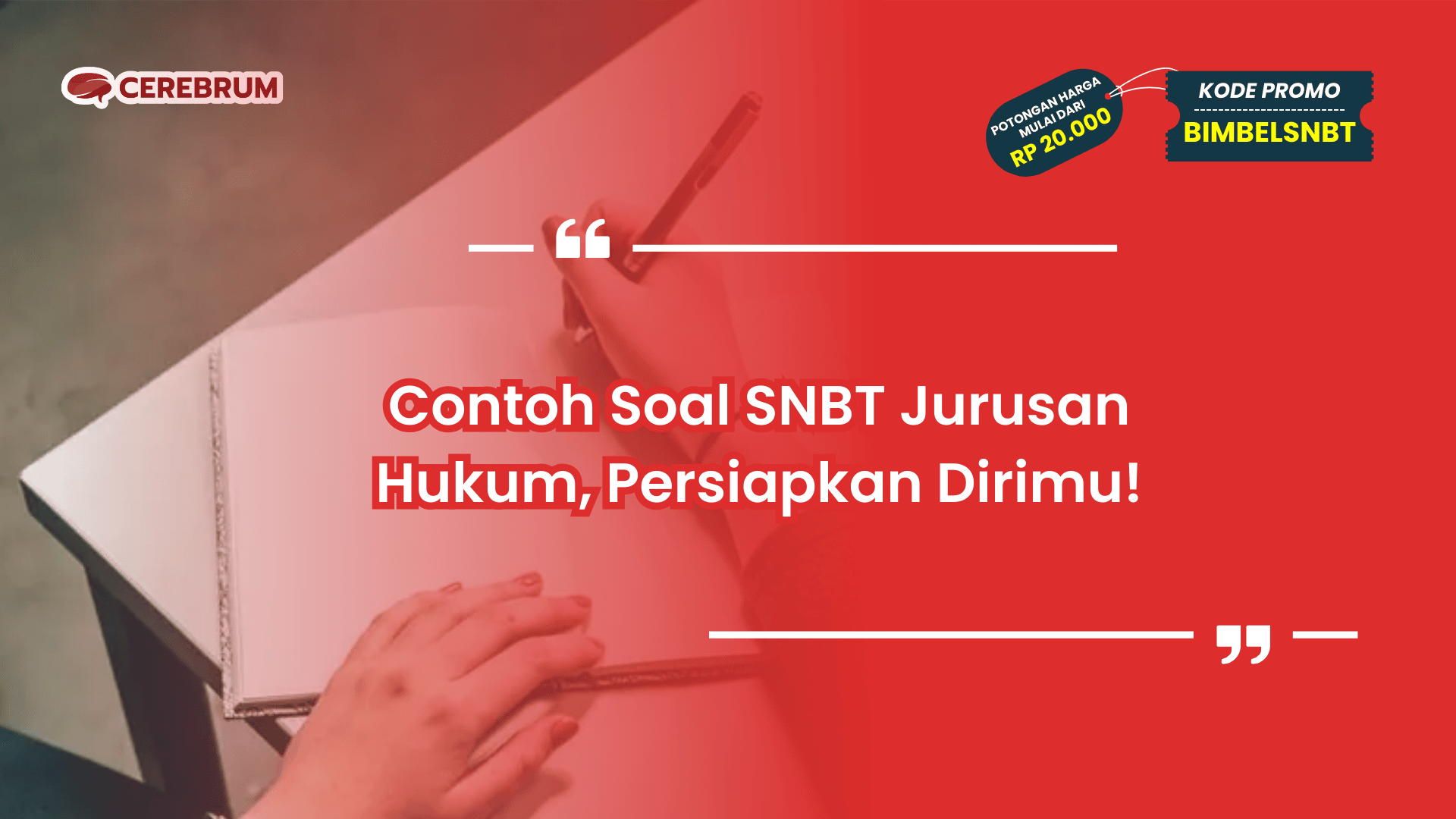 Contoh Soal SNBT Jurusan Hukum