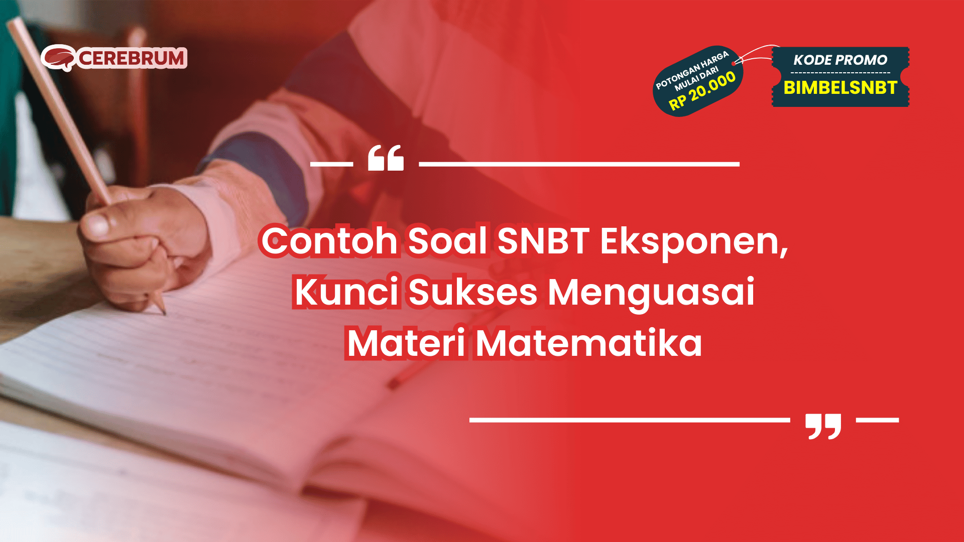 Contoh Soal SNBT Eksponen