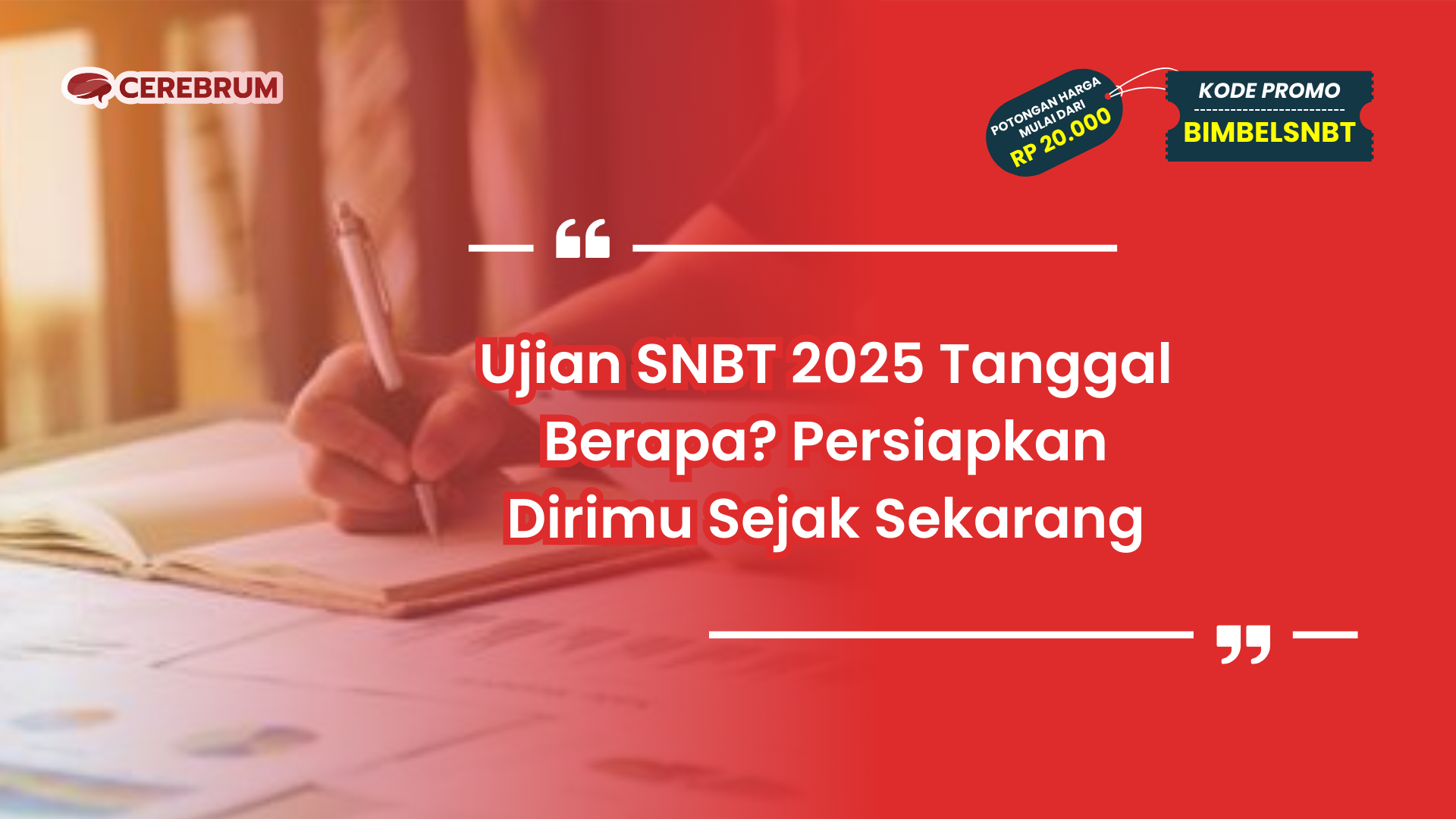 Ujian SNBT 2025 Tanggal Berapa?