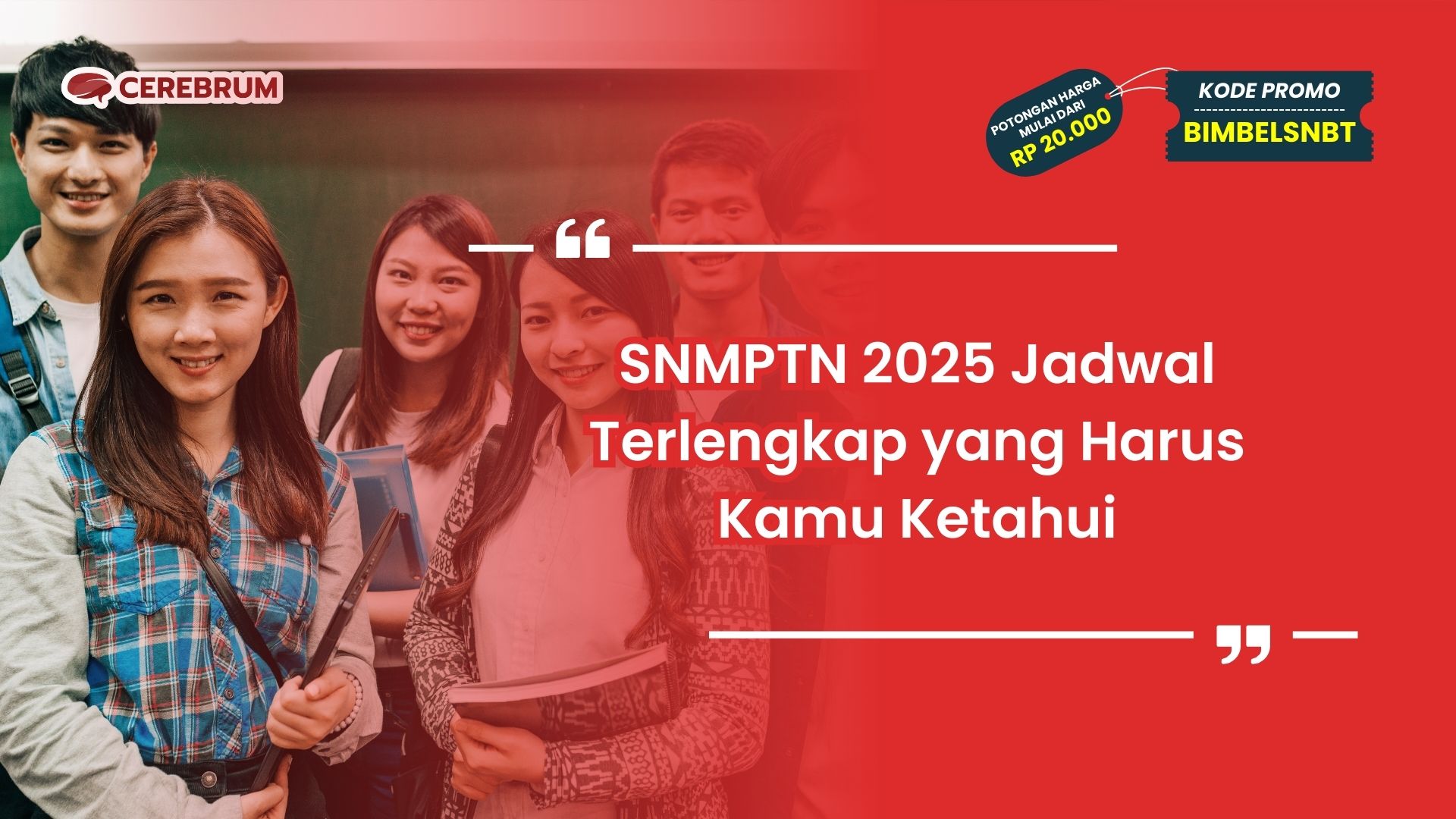 SNMPTN 2025 Jadwal