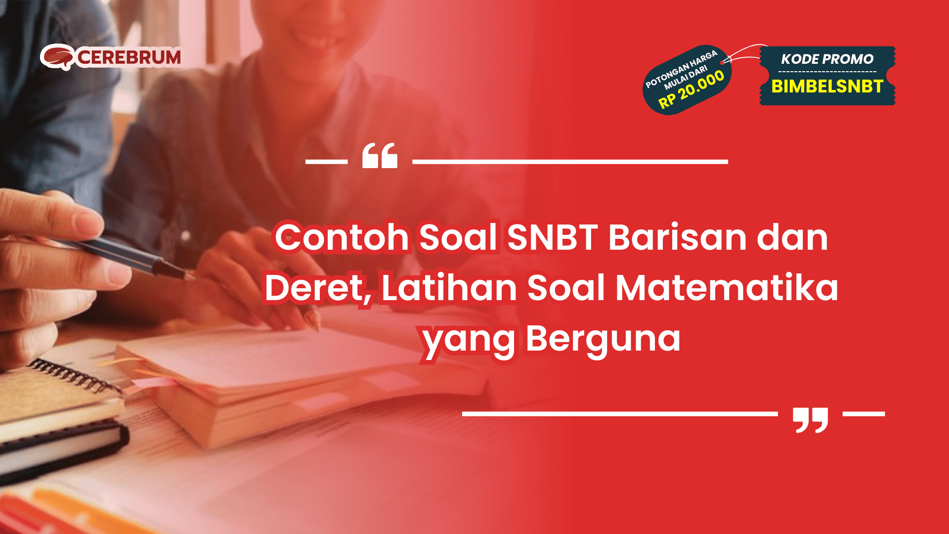 Contoh Soal SNBT Barisan dan Deret
