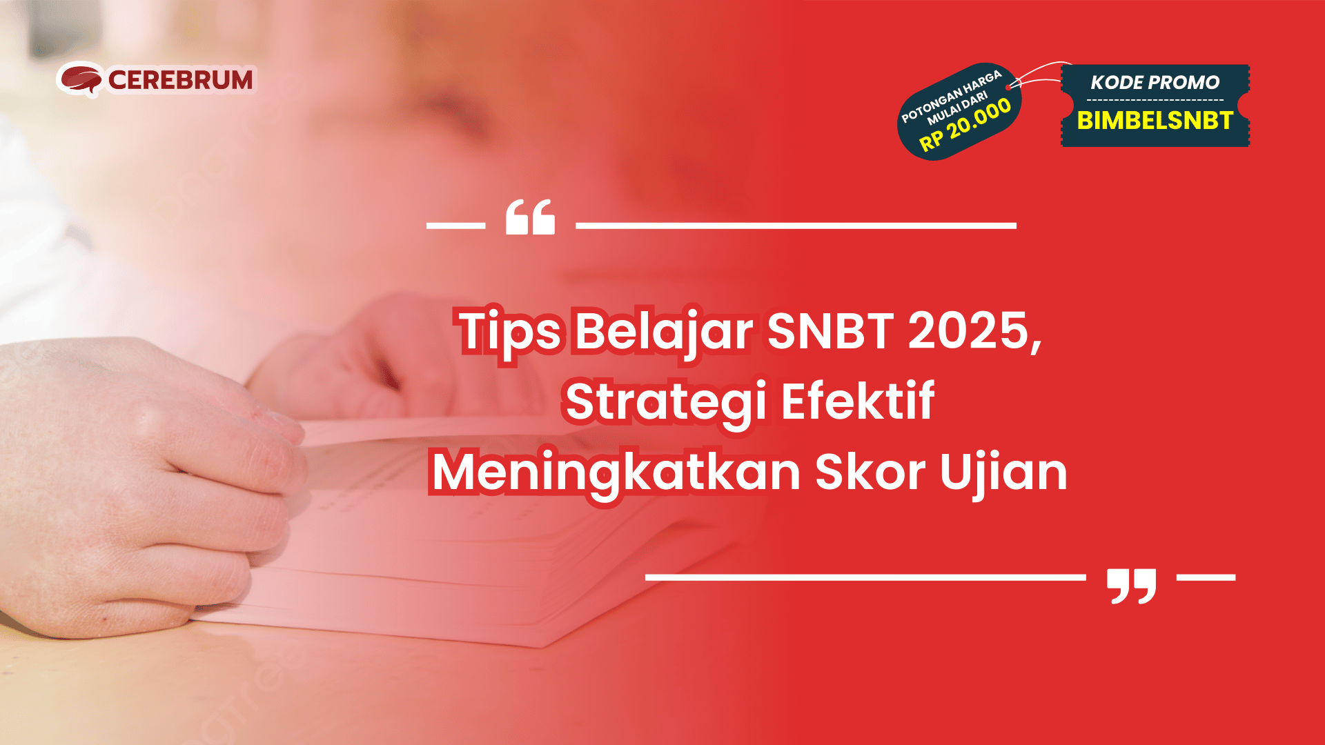 Tips Belajar SNBT 2025