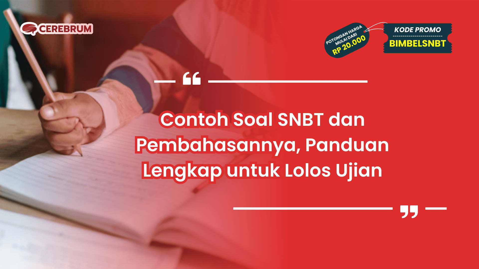 Contoh Soal SNBT dan Pembahasannya