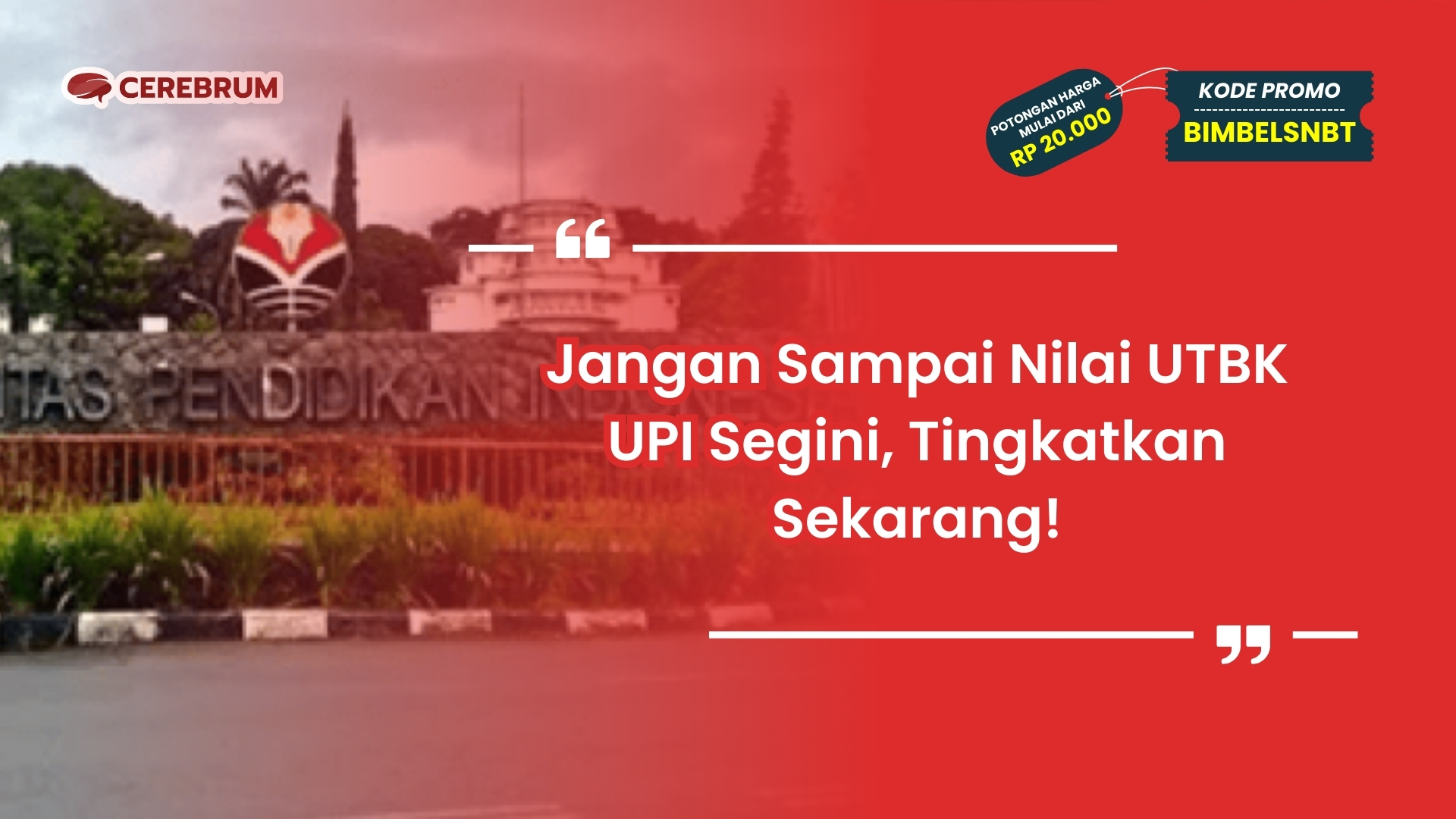 Nilai UTBK UPI