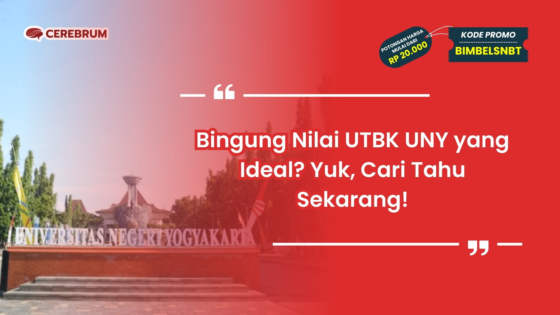Nilai UTBK UNY