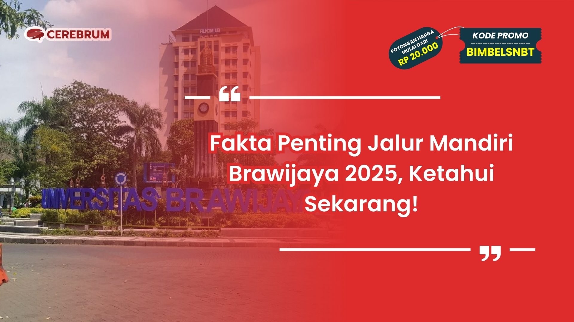 Jalur Mandiri Brawijaya 2025