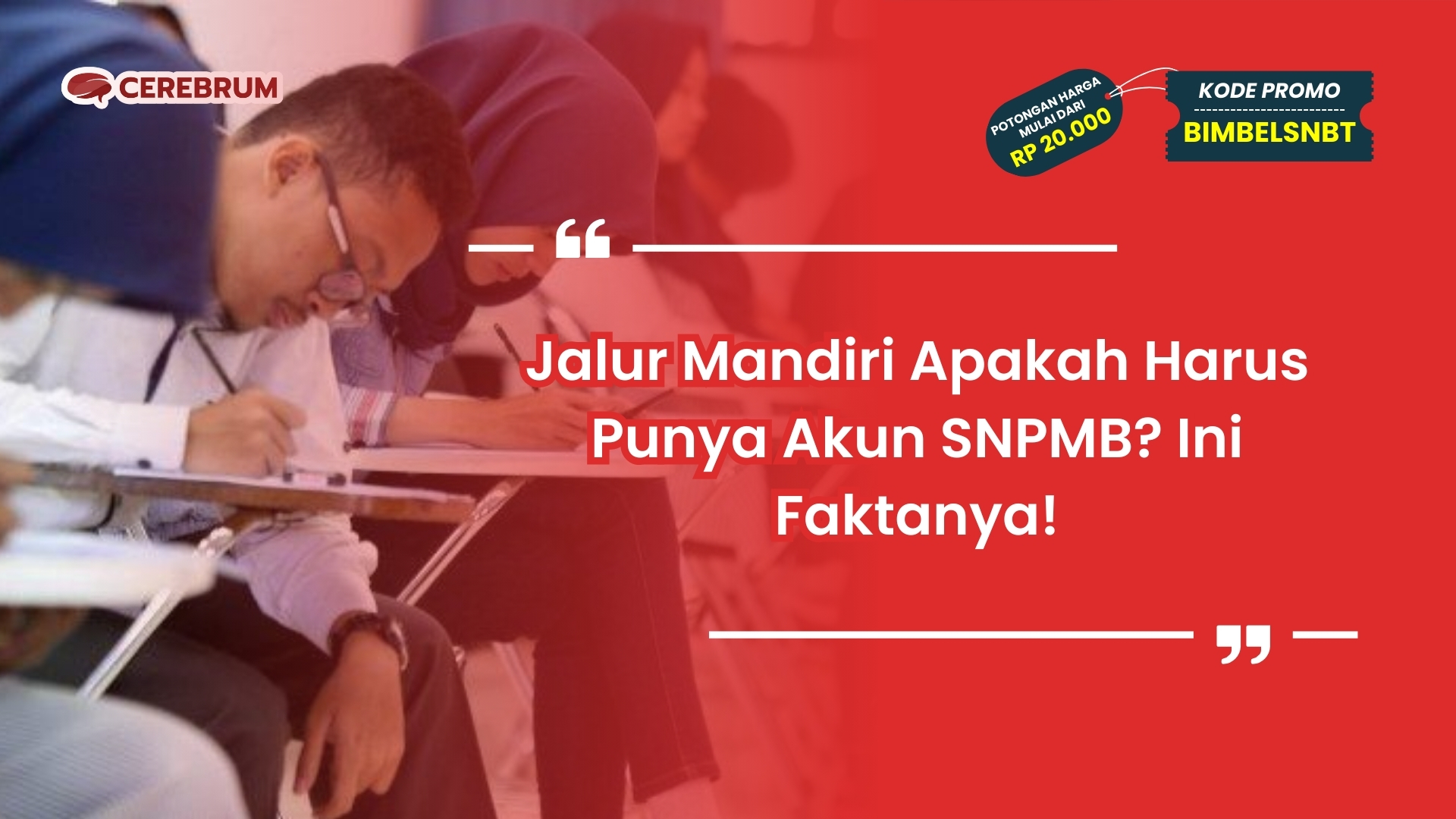 Jalur Mandiri Apakah Harus Punya Akun SNPMB