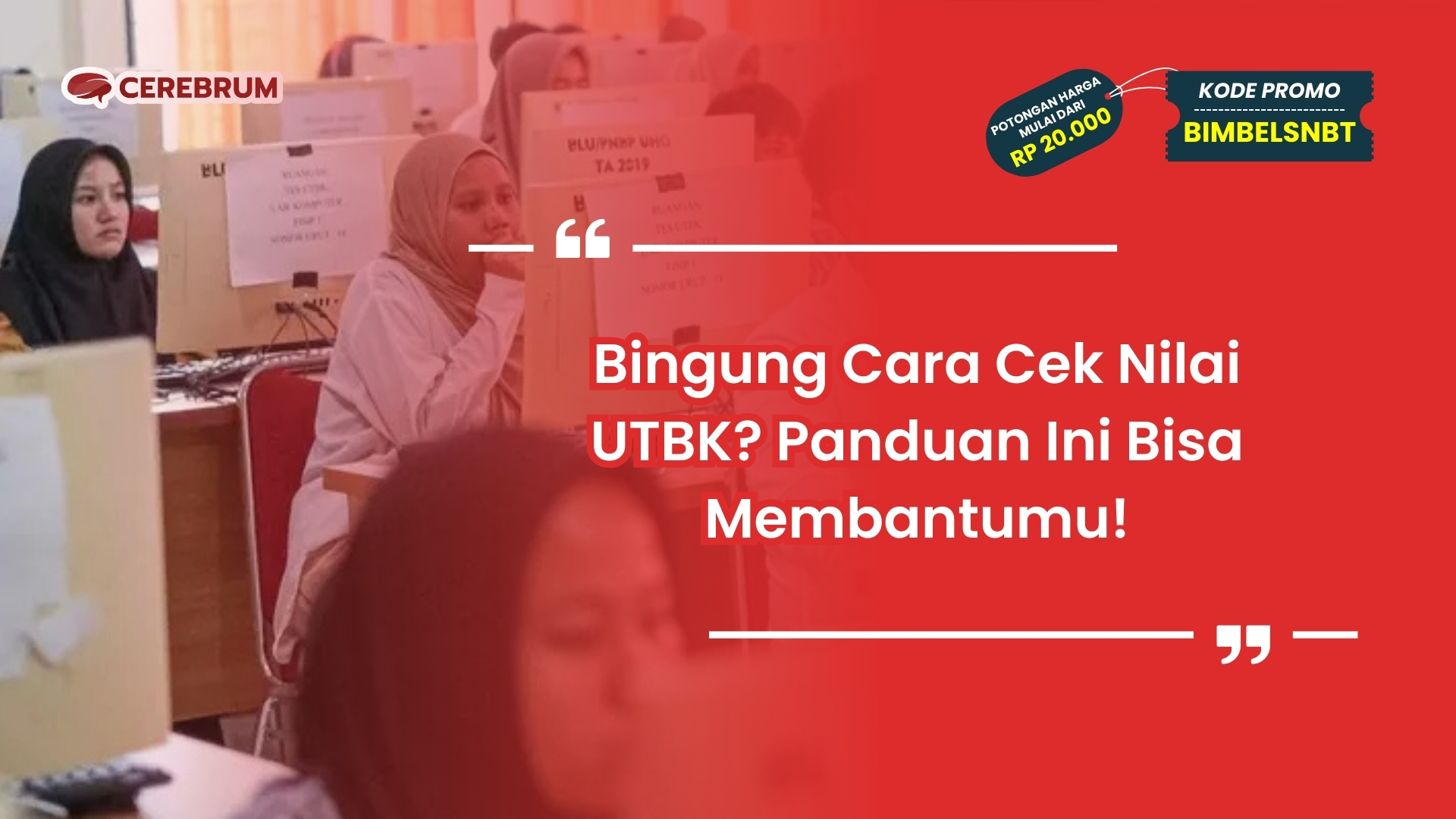 cara cek nilai utbk