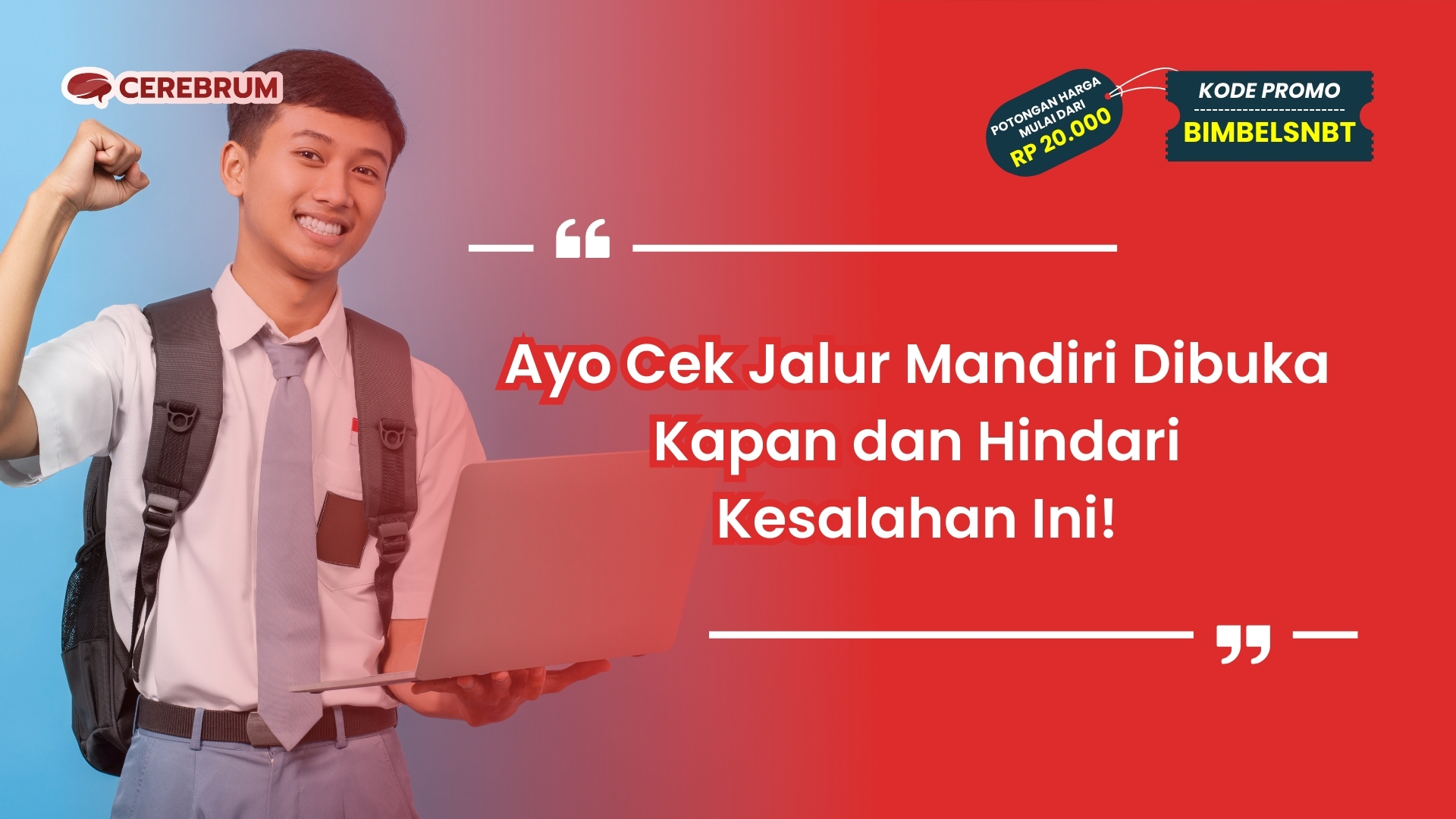 Jalur Mandiri Dibuka Kapan