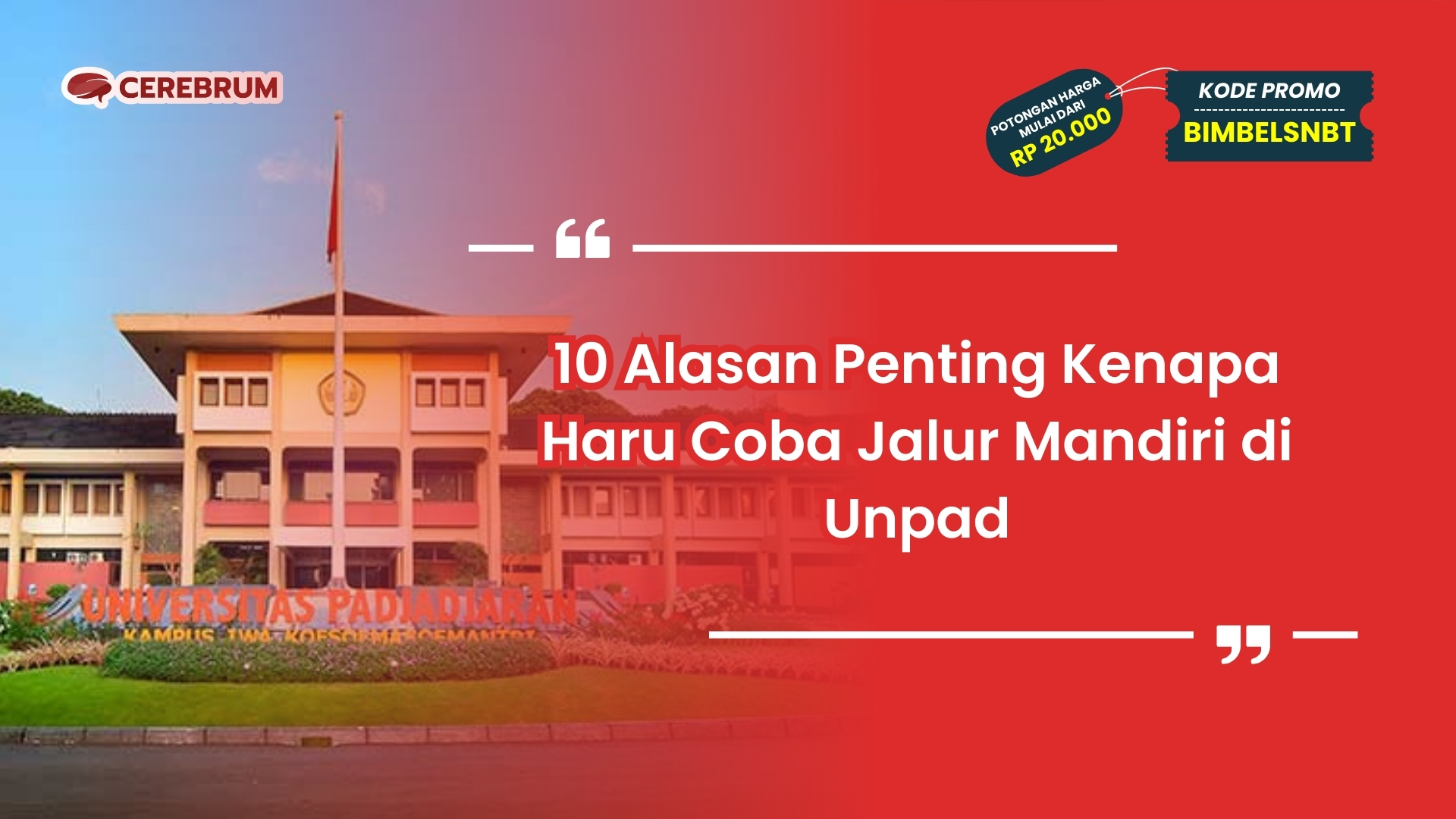 Jalur Mandiri di Unpad
