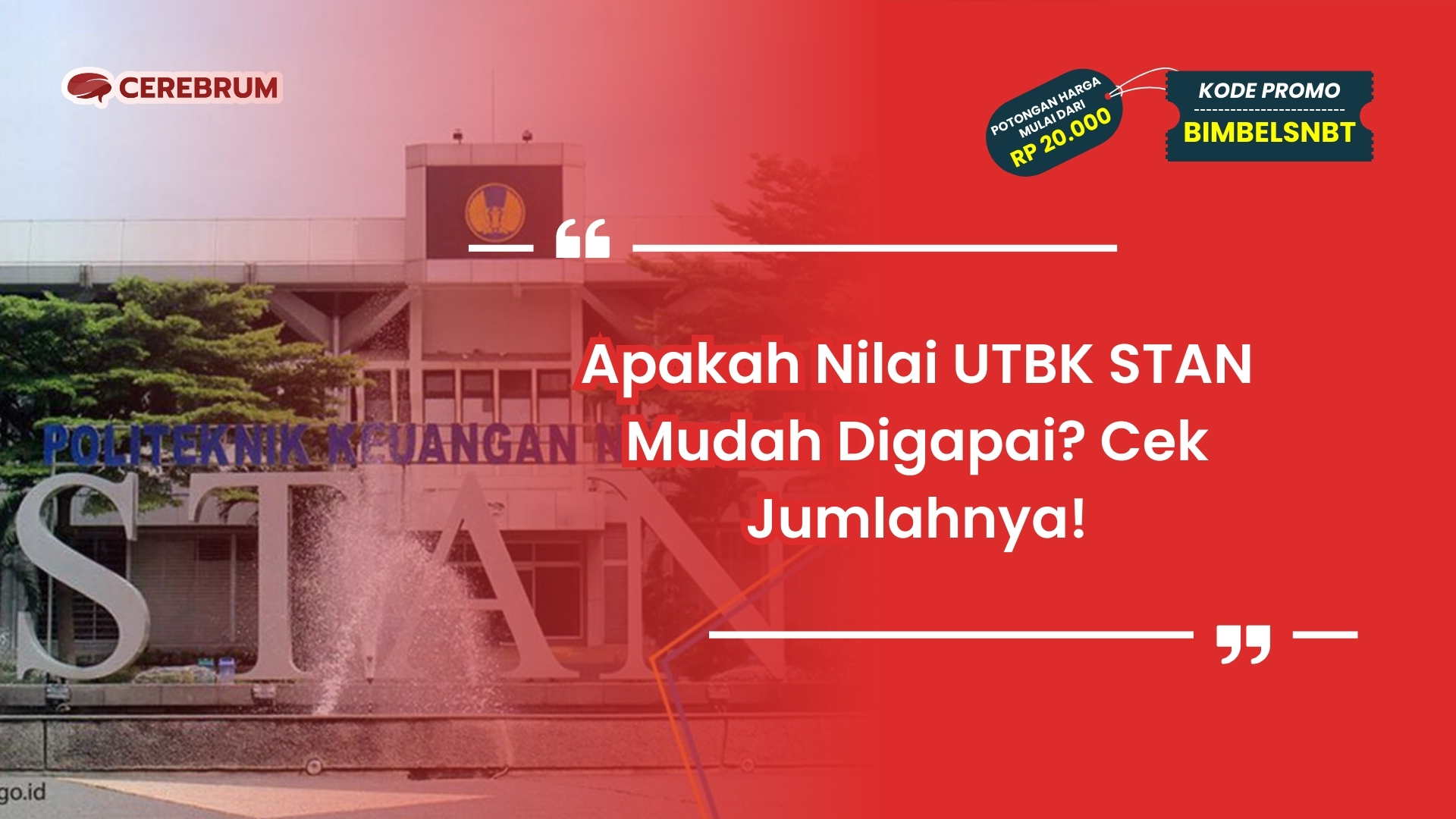 Nilai UTBK STAN
