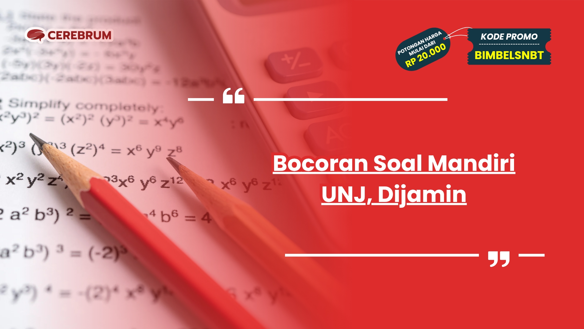 soal mandiri unj