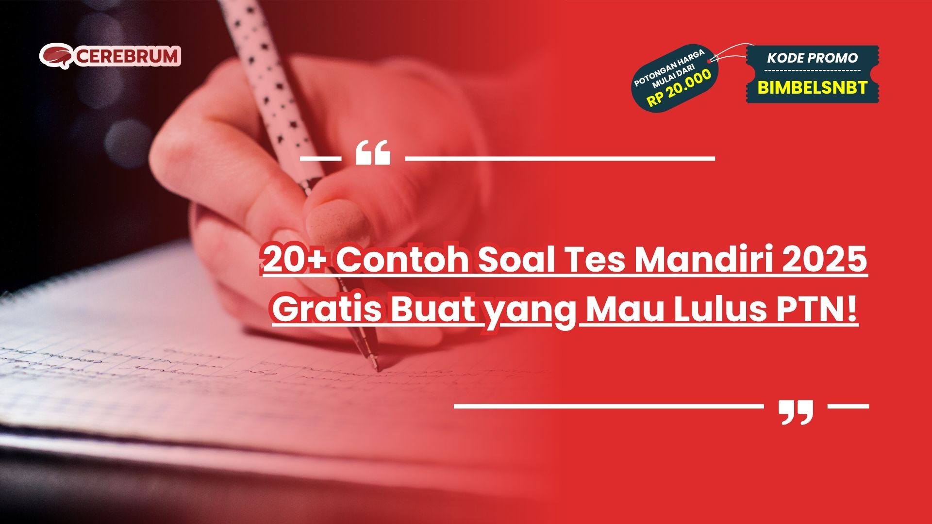 contoh soal tes mandiri