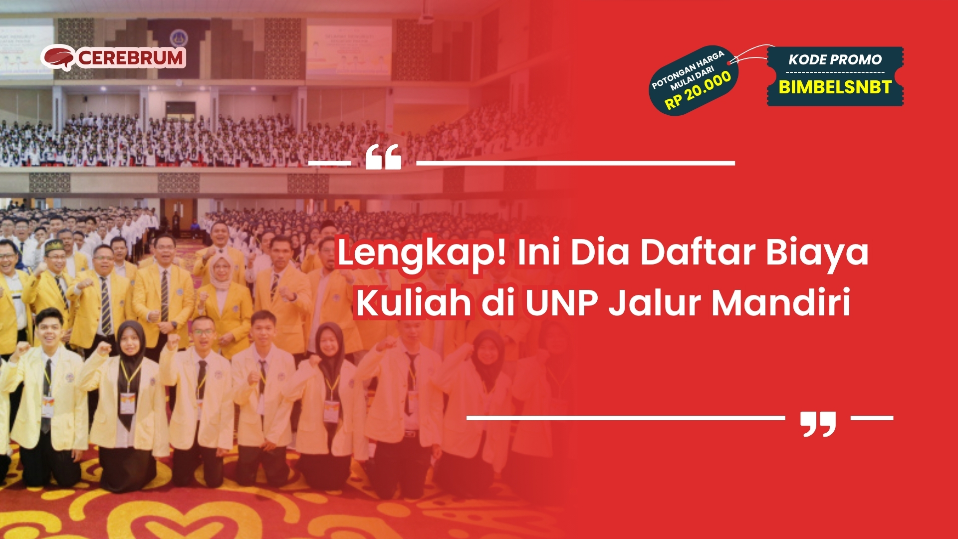 Biaya Kuliah di UNP Jalur Mandiri